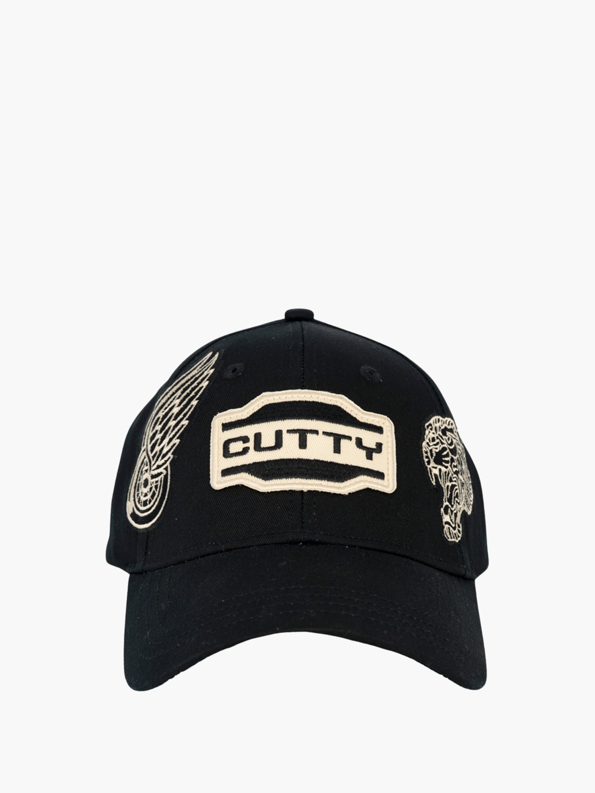 Cutty Cap Logo Lion Applique Black