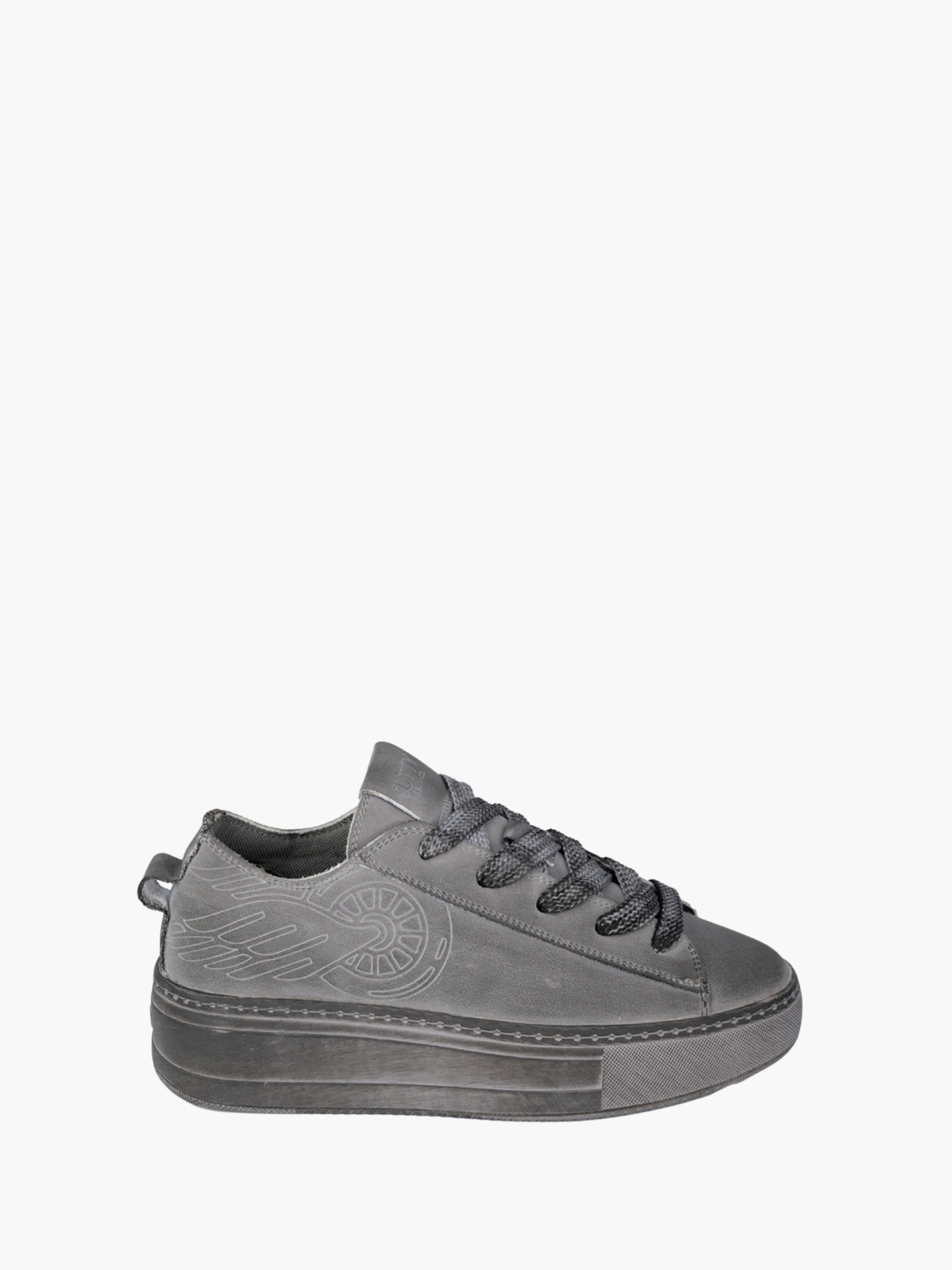 Cutty Sneakers Cs11 Leather Embossed Grey