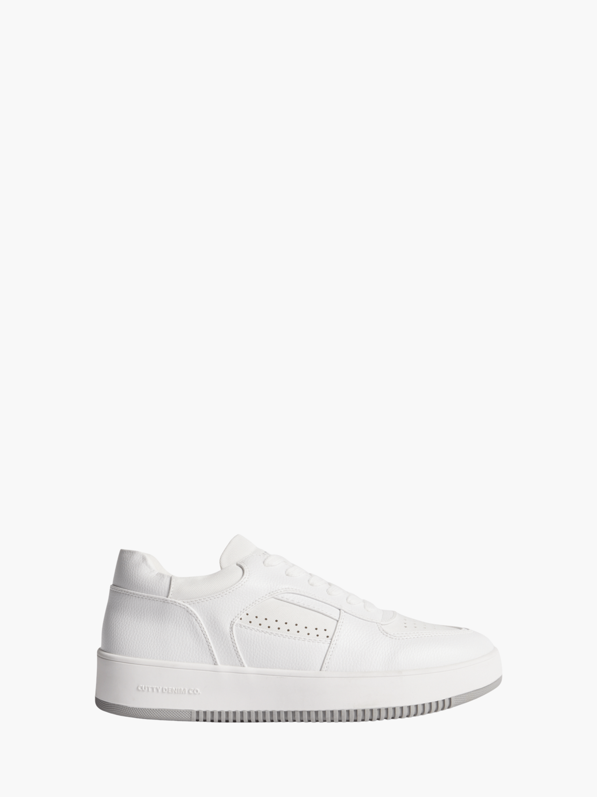 Cutty Sneakers Cs14 Leather Lace Up White