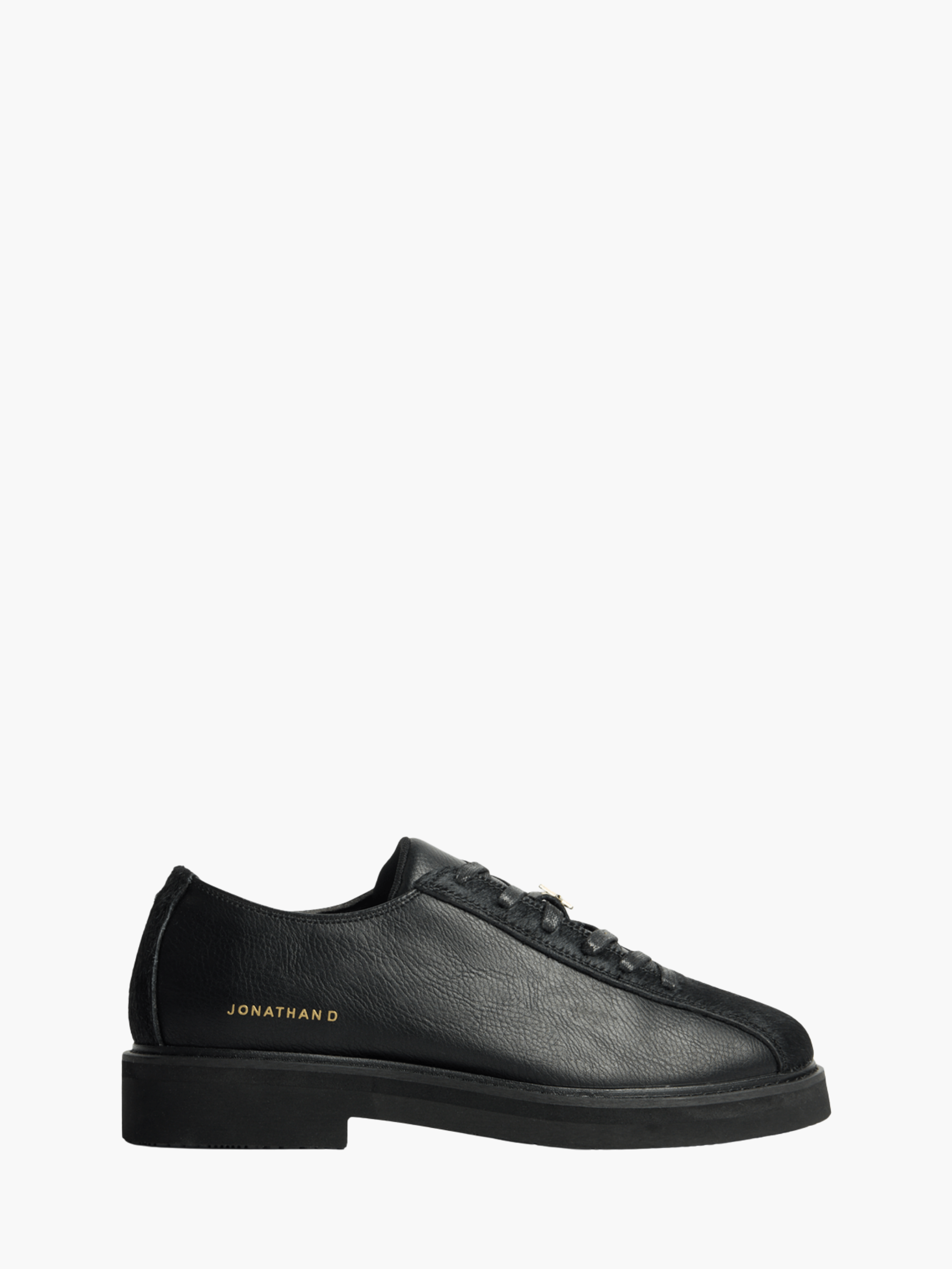 Jonathan D Derby D14 Leather Ankle Logo Black