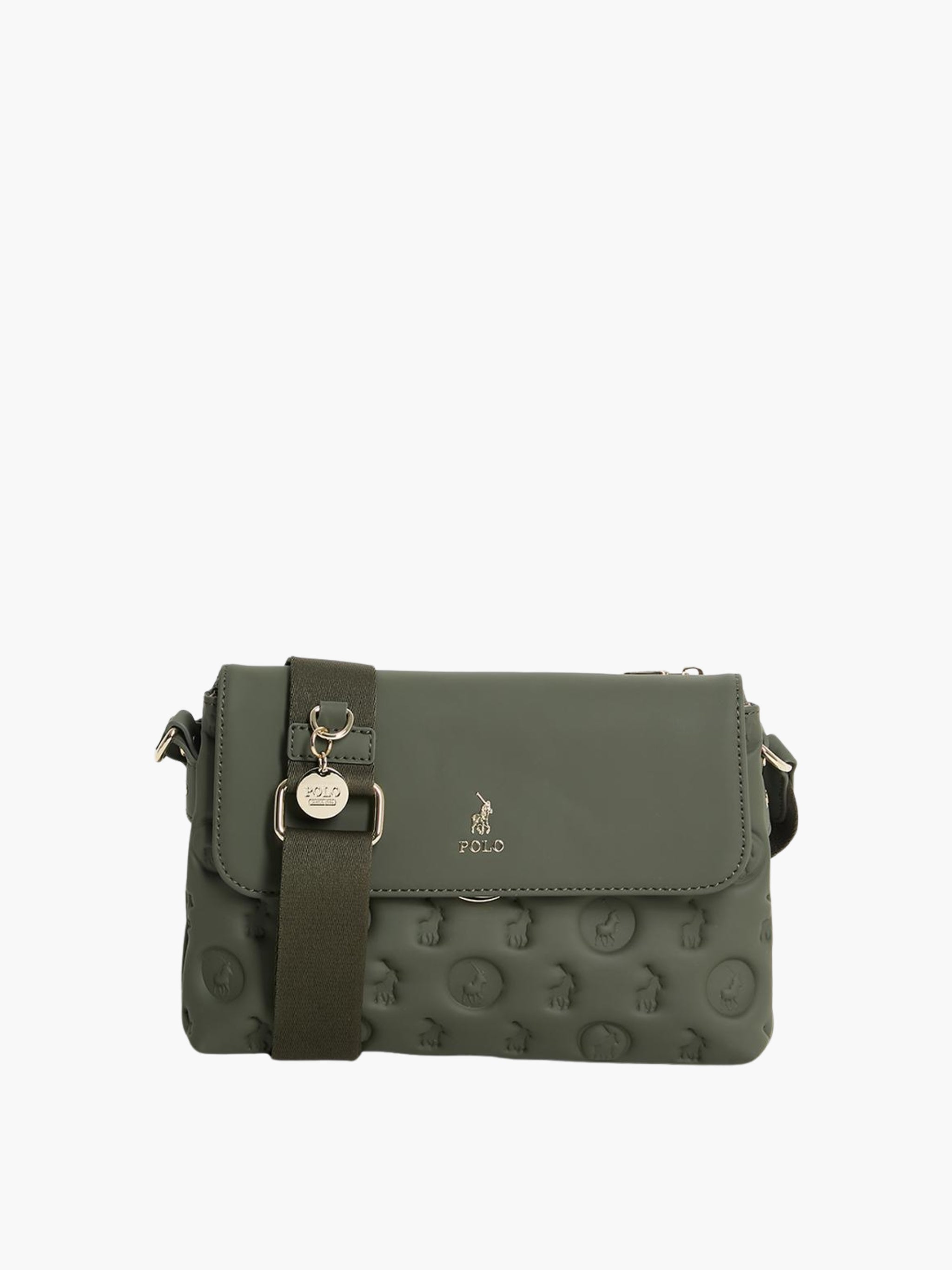 Polo Bag Flapover Multi Sling Olive