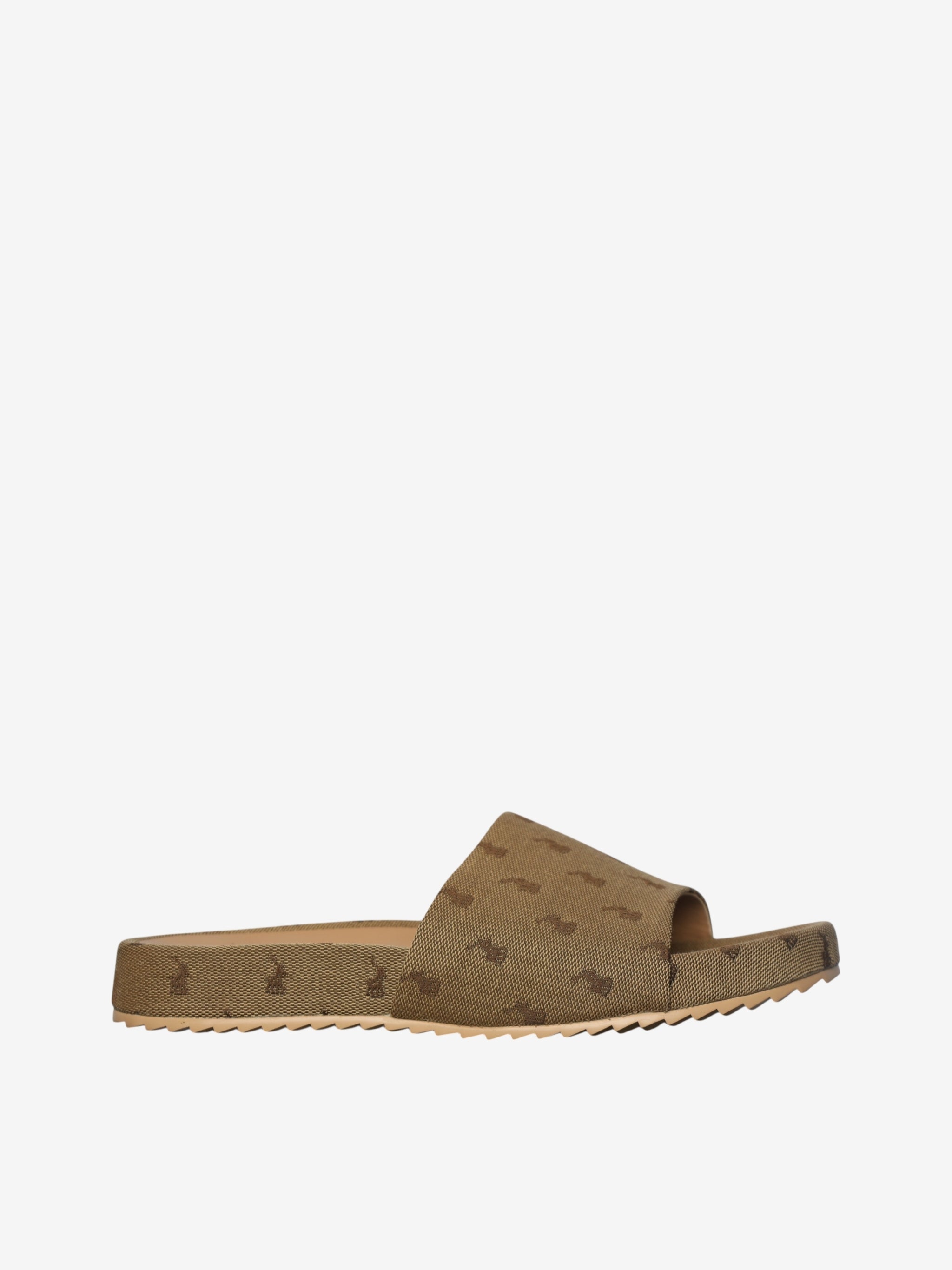 Polo Slide Jacquard Pony Pool Stone