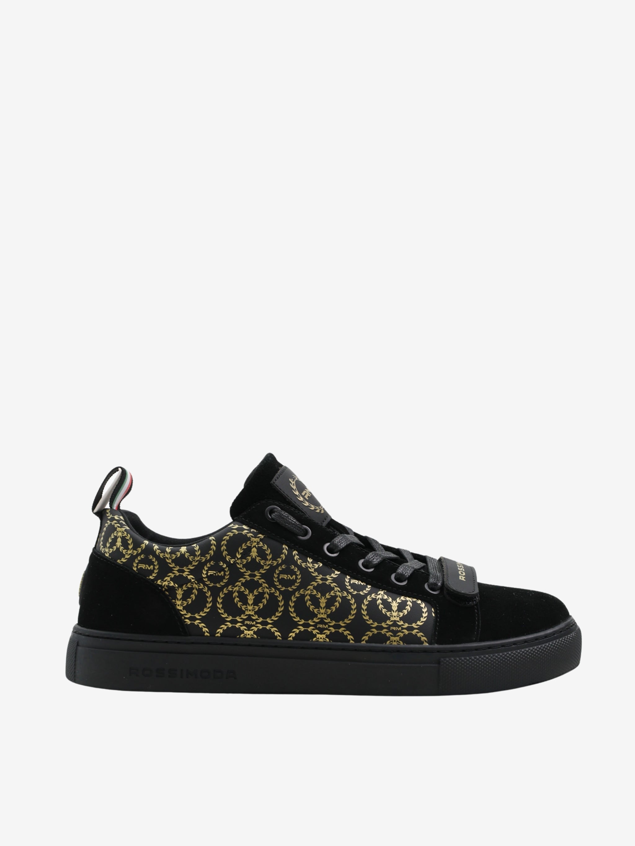 Rossimoda Sneakers Low Alta Gold Print Black – Colt 45