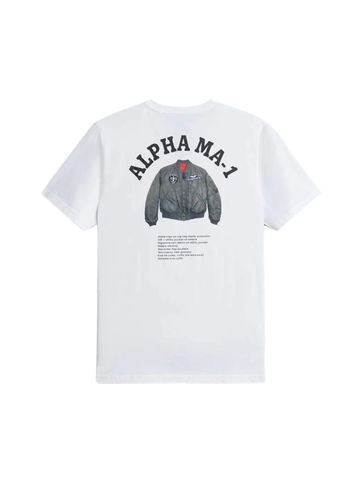 Alpha Industries T-Shirt Ai Flight Off-White