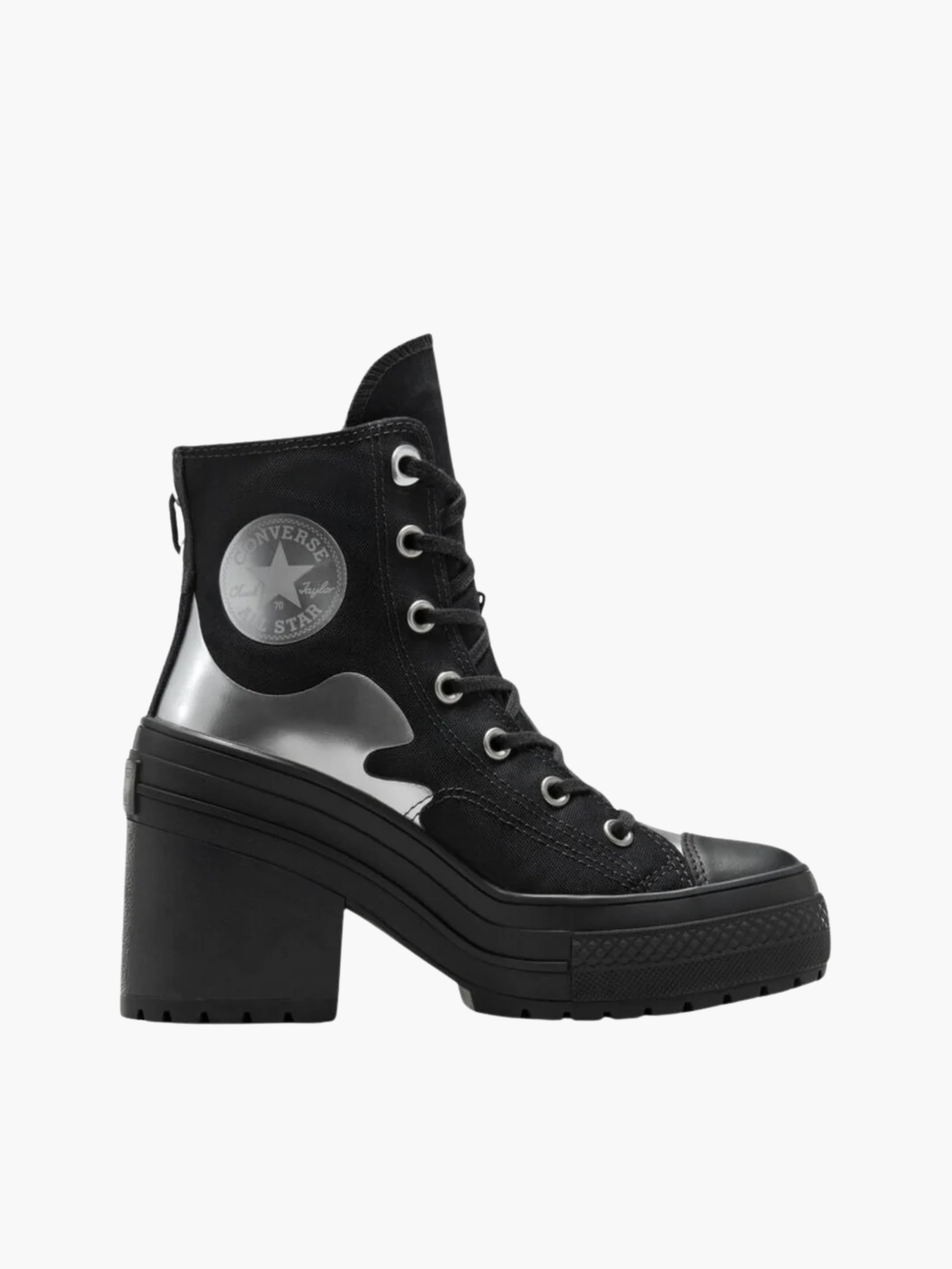 Converse Sneaker Chuck De Luxe Chromed Out Total Eclipse-Silver