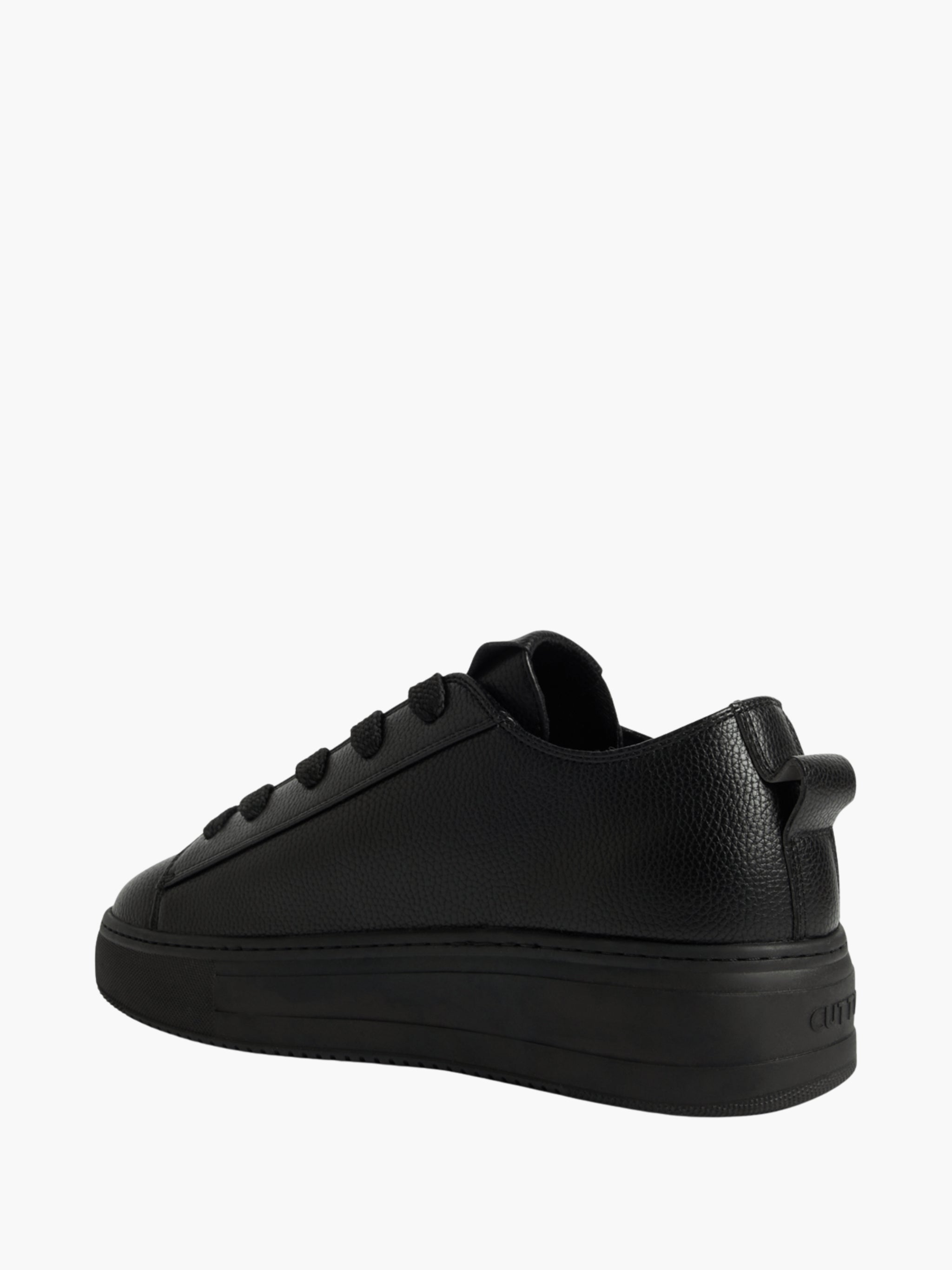 Cutty Sneakers CS7 Logo Print Plain Black