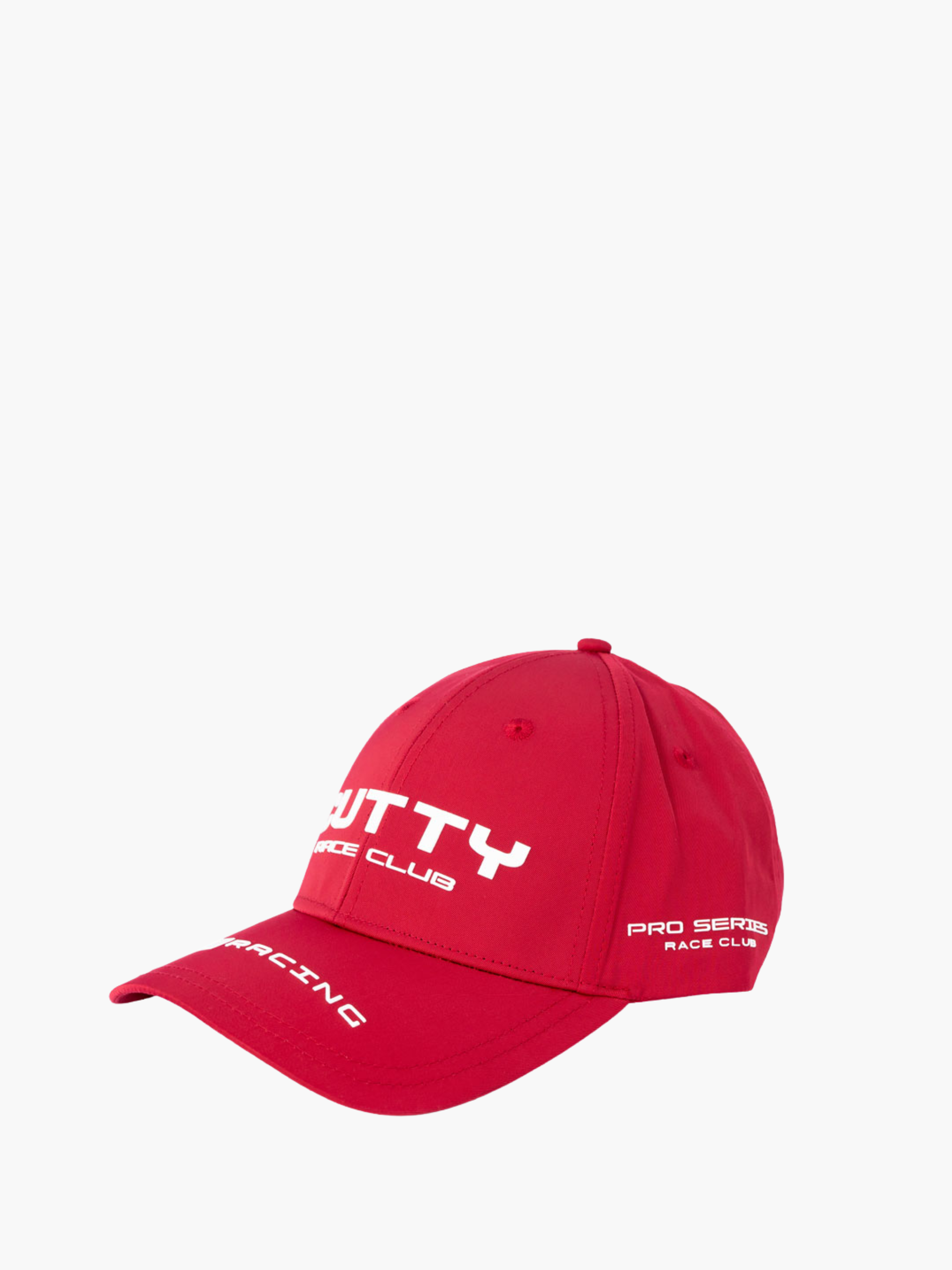 Cutty Cap White Logo Race Club Red