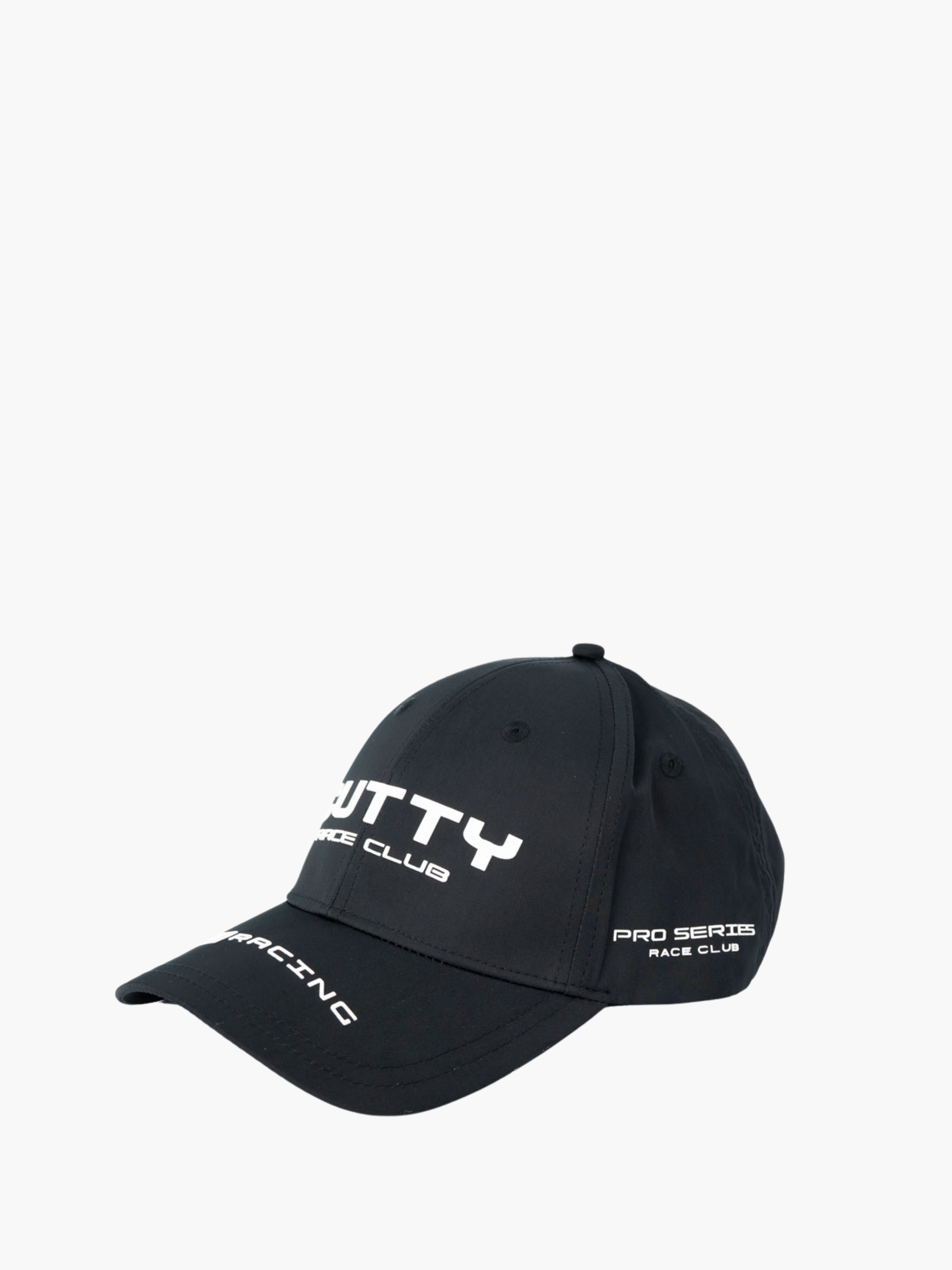 Cutty Cap White Logo Race Club Black
