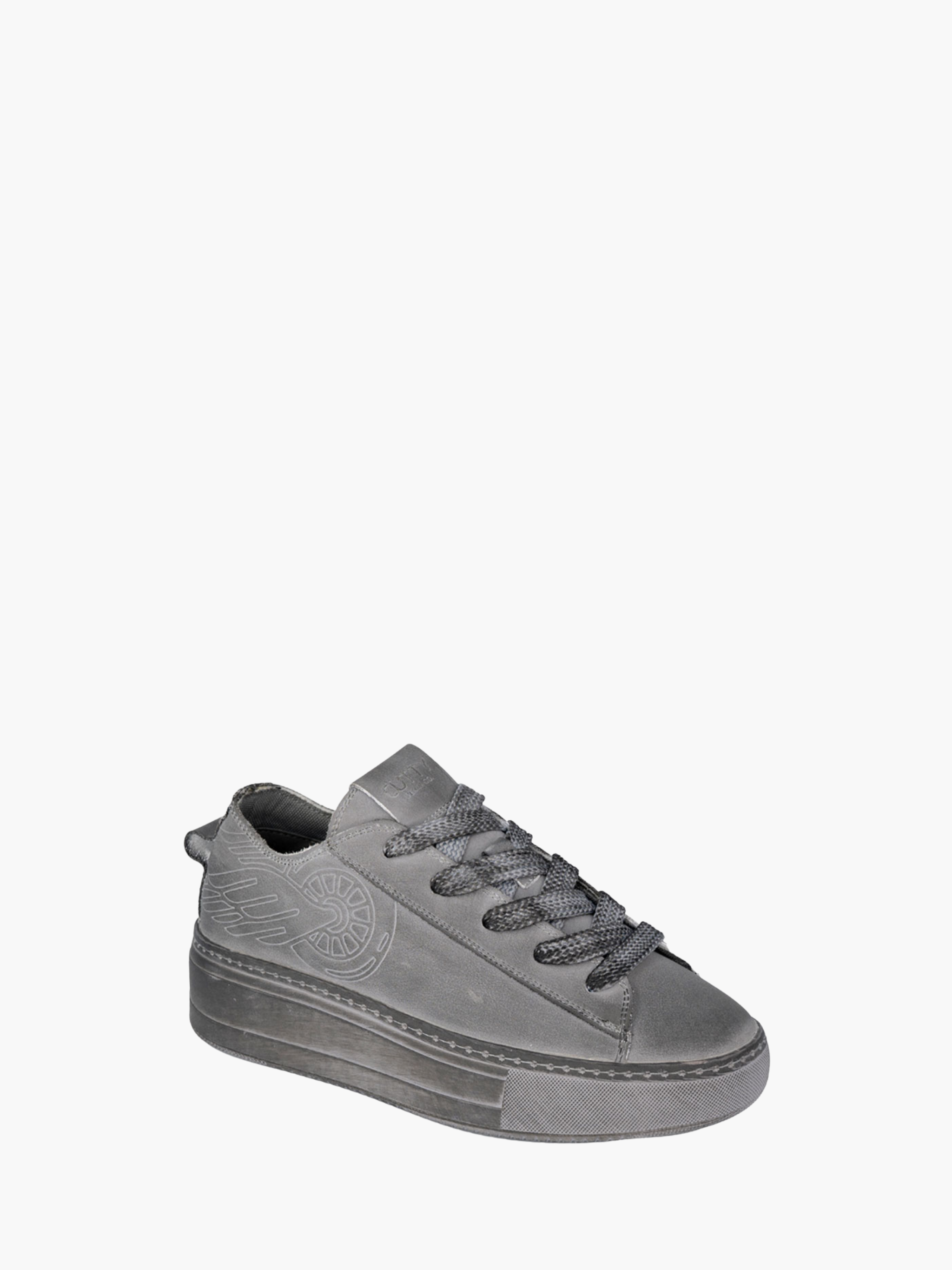 Cutty Sneakers Cs11 Leather Embossed Grey