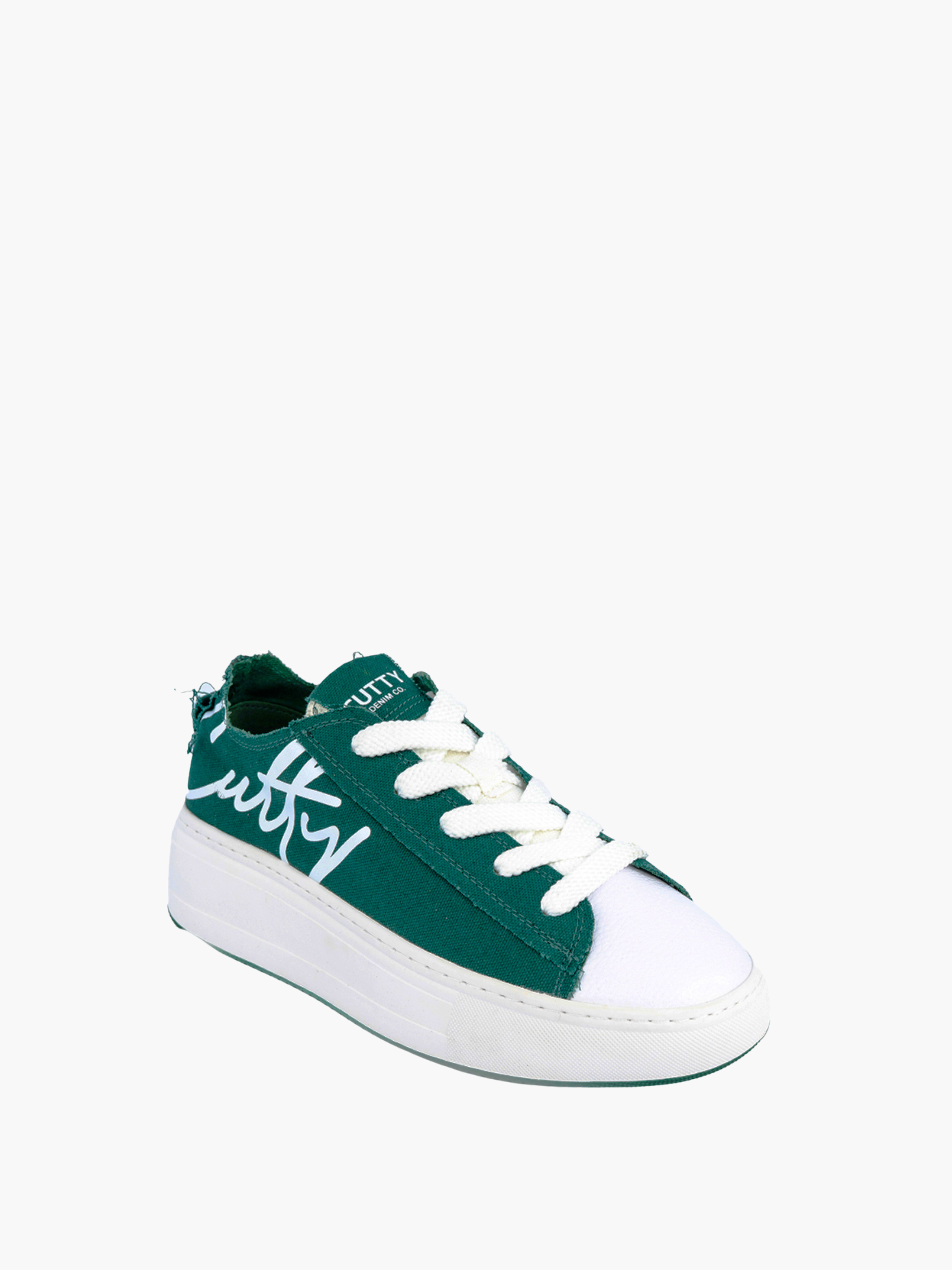 Cutty Sneaker CS10 Logo Print Green