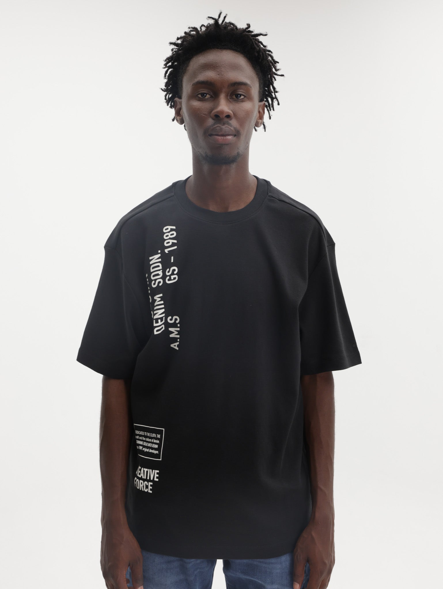 G-Star T-Shirt Stencil Gr Relaxed Dark Black