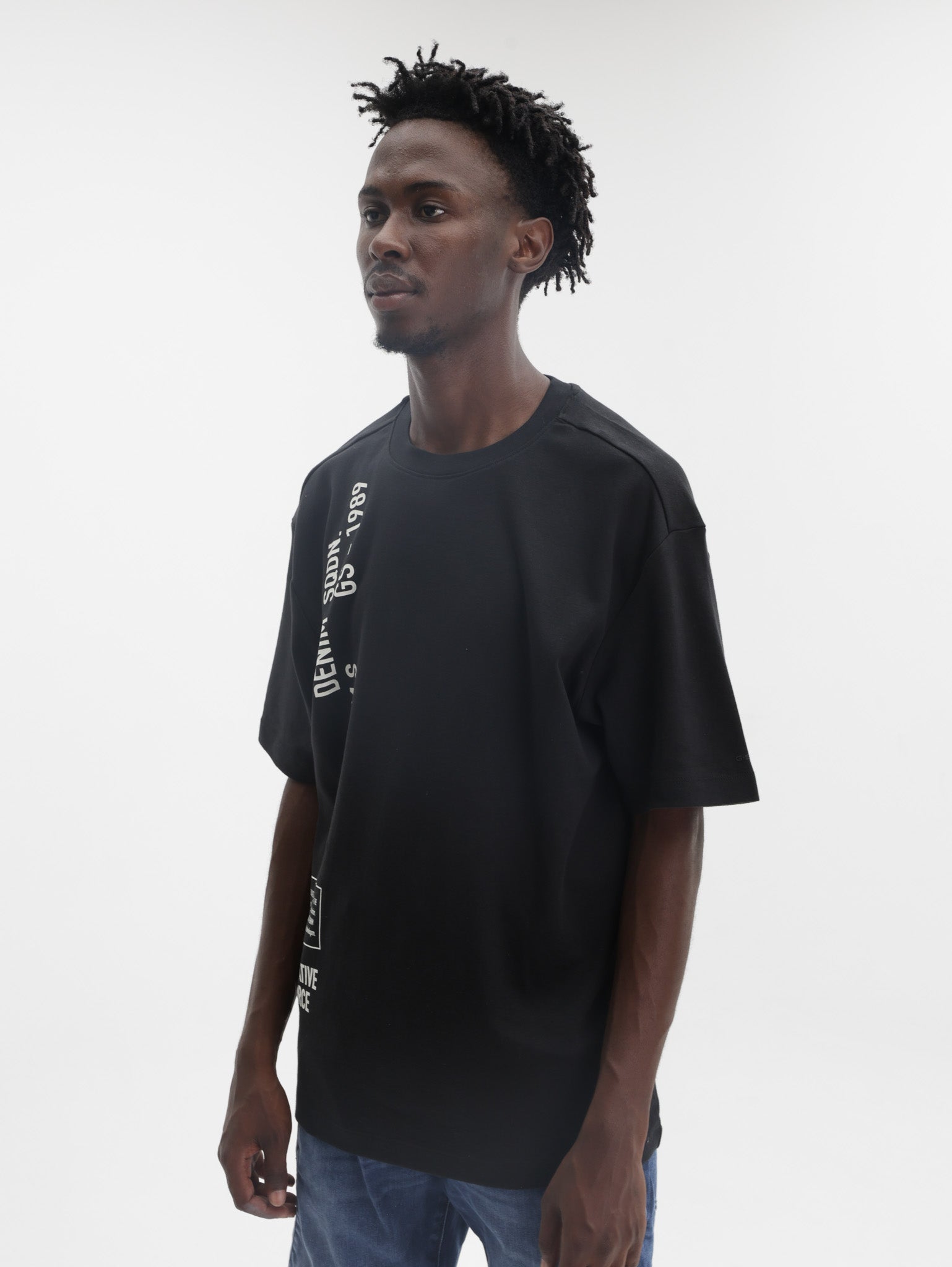 G-Star T-Shirt Stencil Gr Relaxed Dark Black