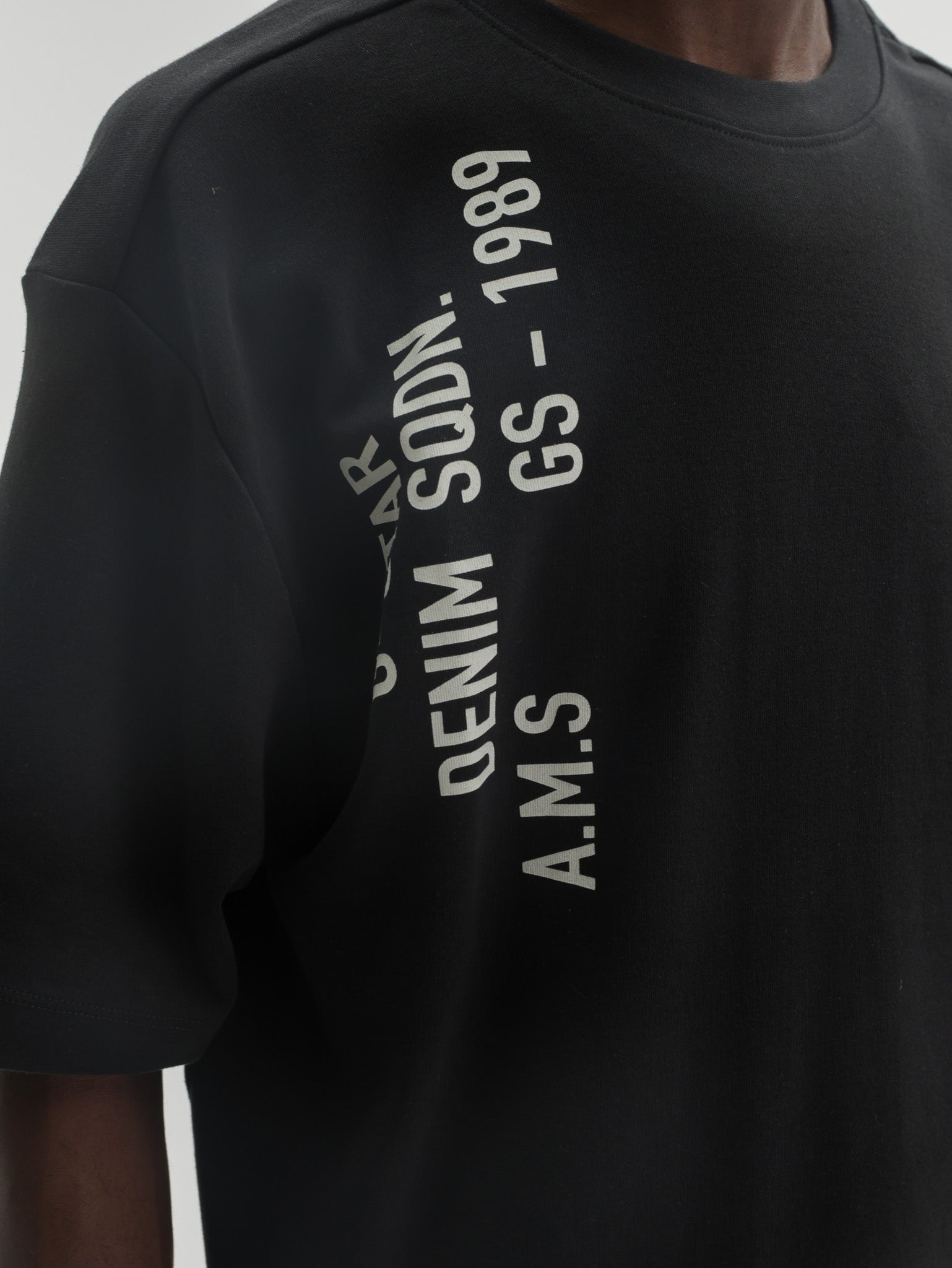 G-Star T-Shirt Stencil Gr Relaxed Dark Black