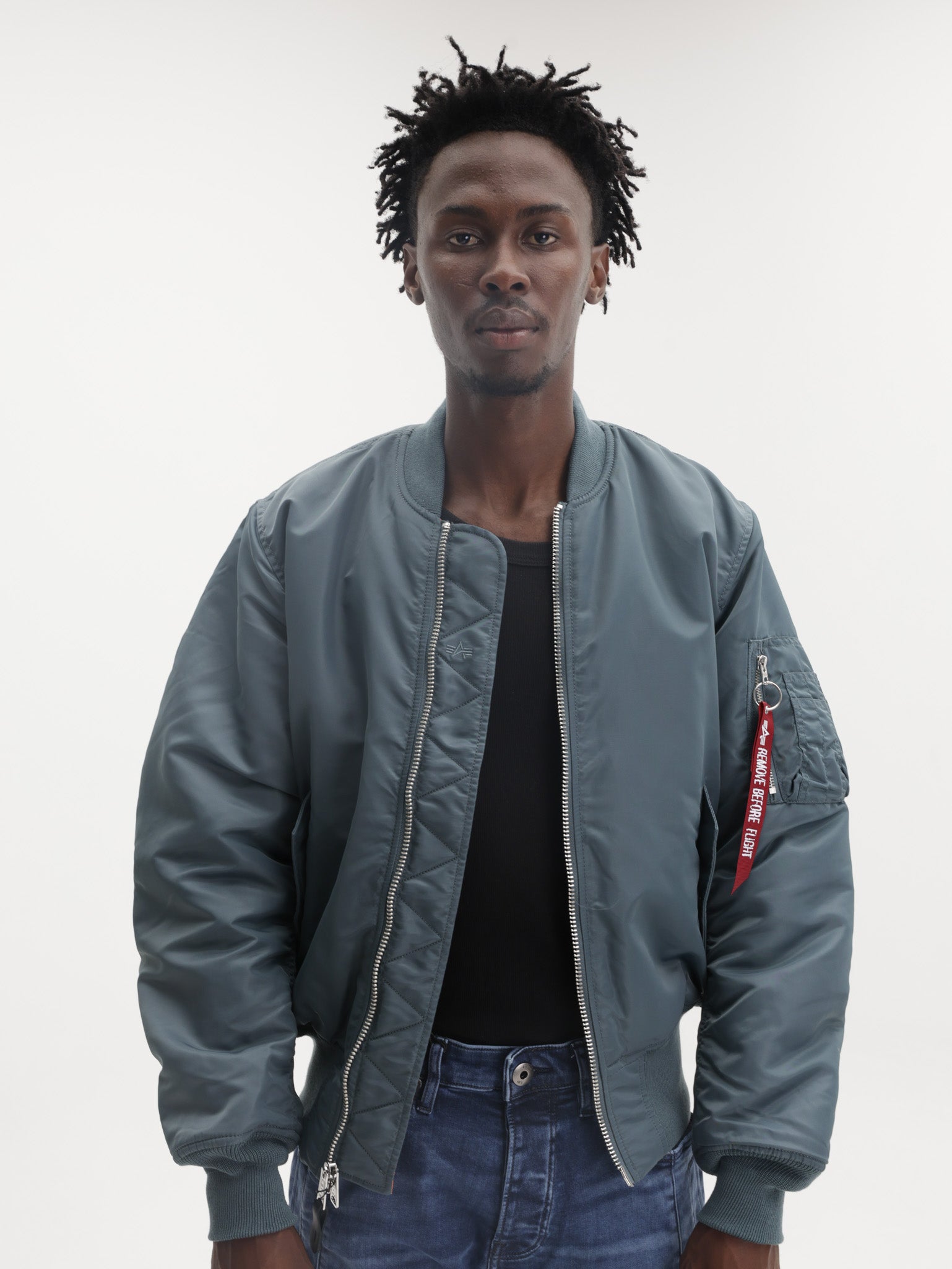Alpha Jacket MA-1 Classic Denim Blue