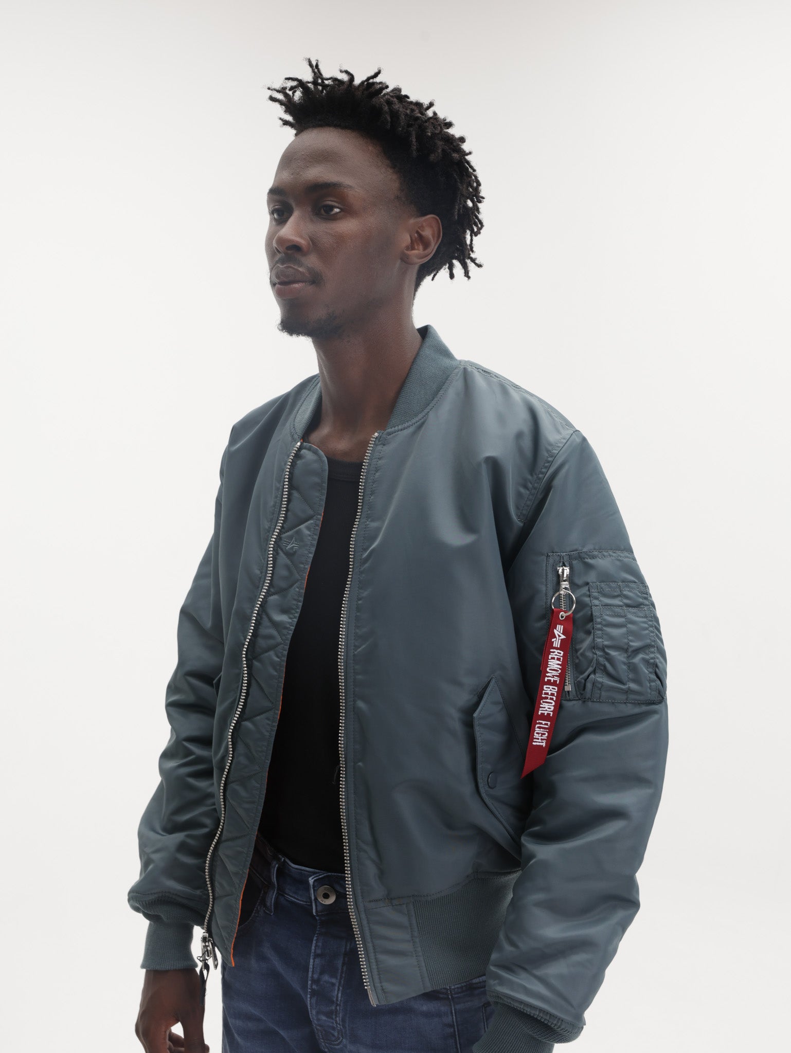 Alpha Jacket MA-1 Classic Denim Blue