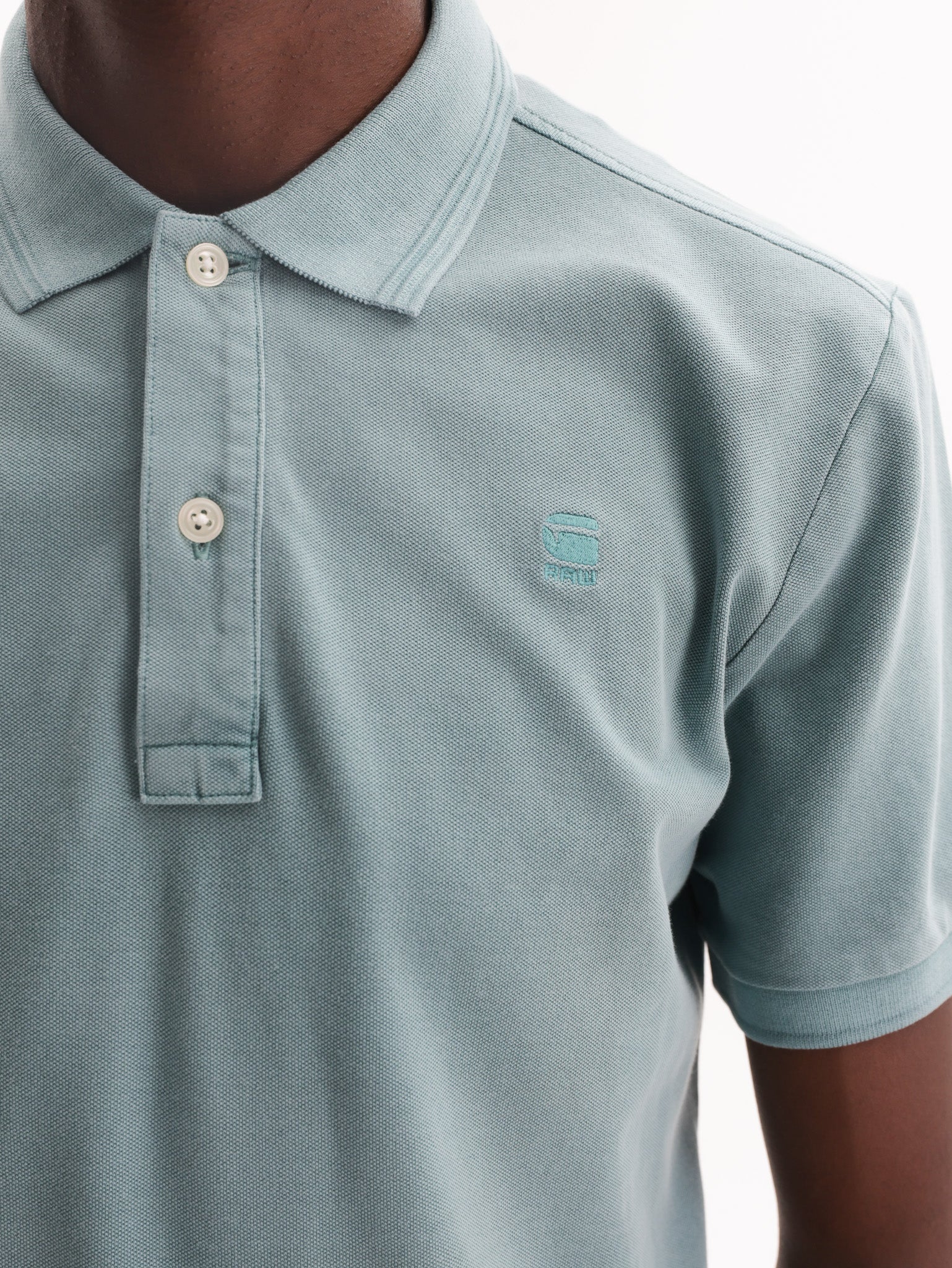 G-Star Golfer Dunda Overdyed Slim Mineral Blue