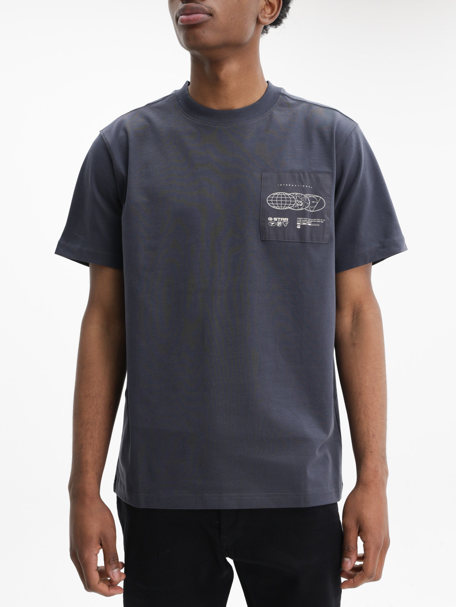 G-Star T-Shirt Applique Gr Petrol