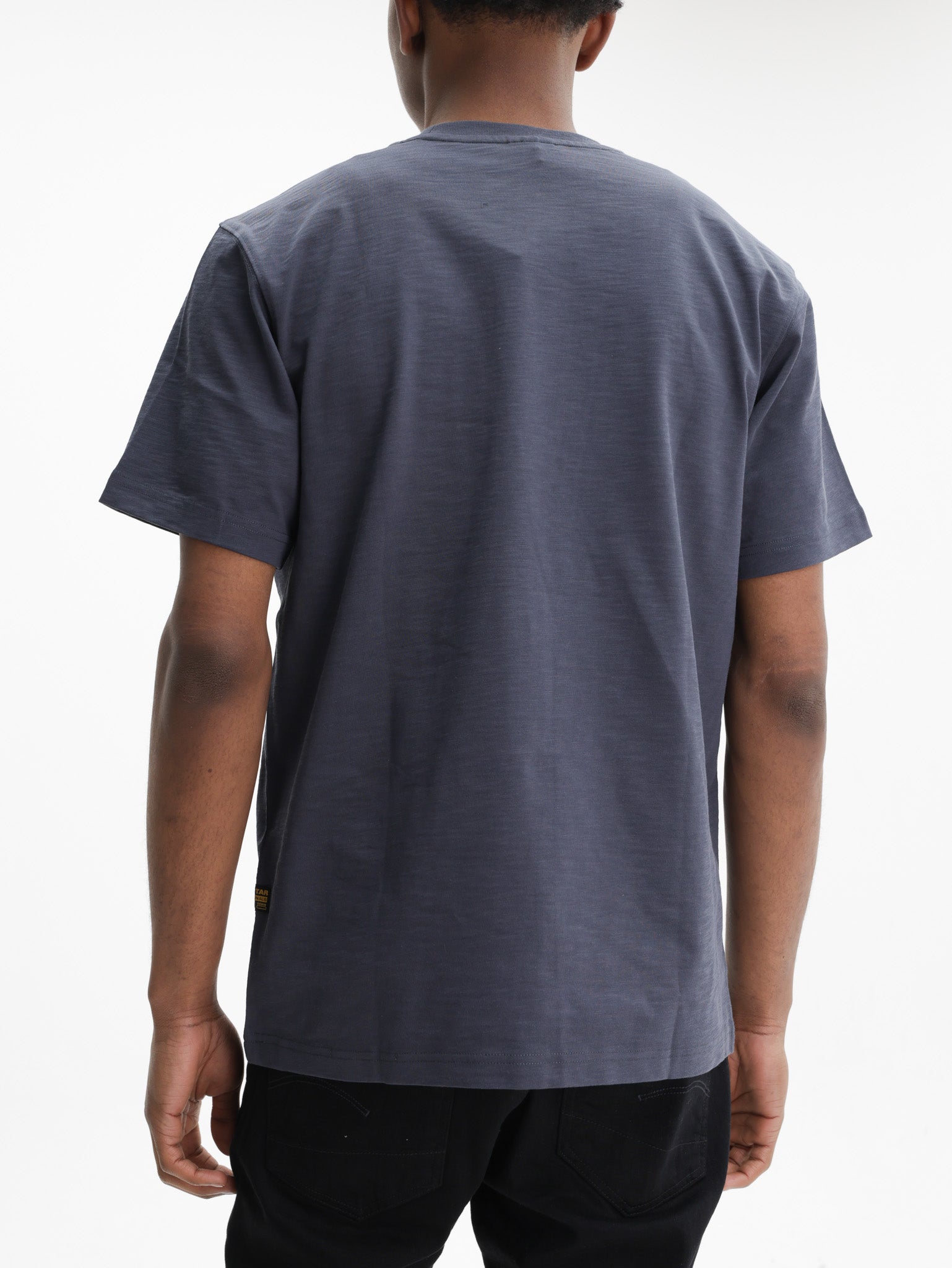 G-Star T-Shirt Distressed Zip Pocket Petrol