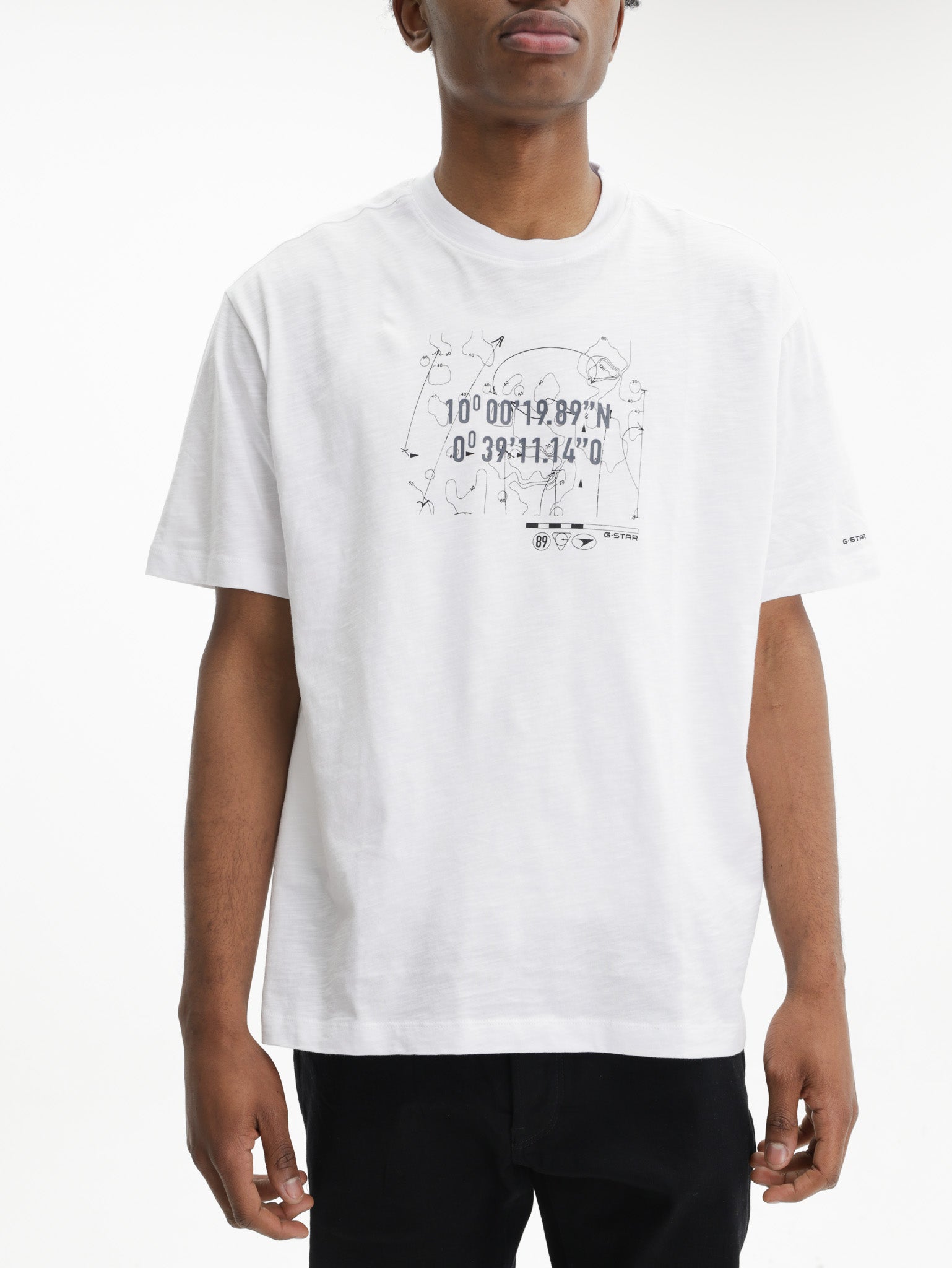 G-Star T-Shirt Coord Gr Relaxed White