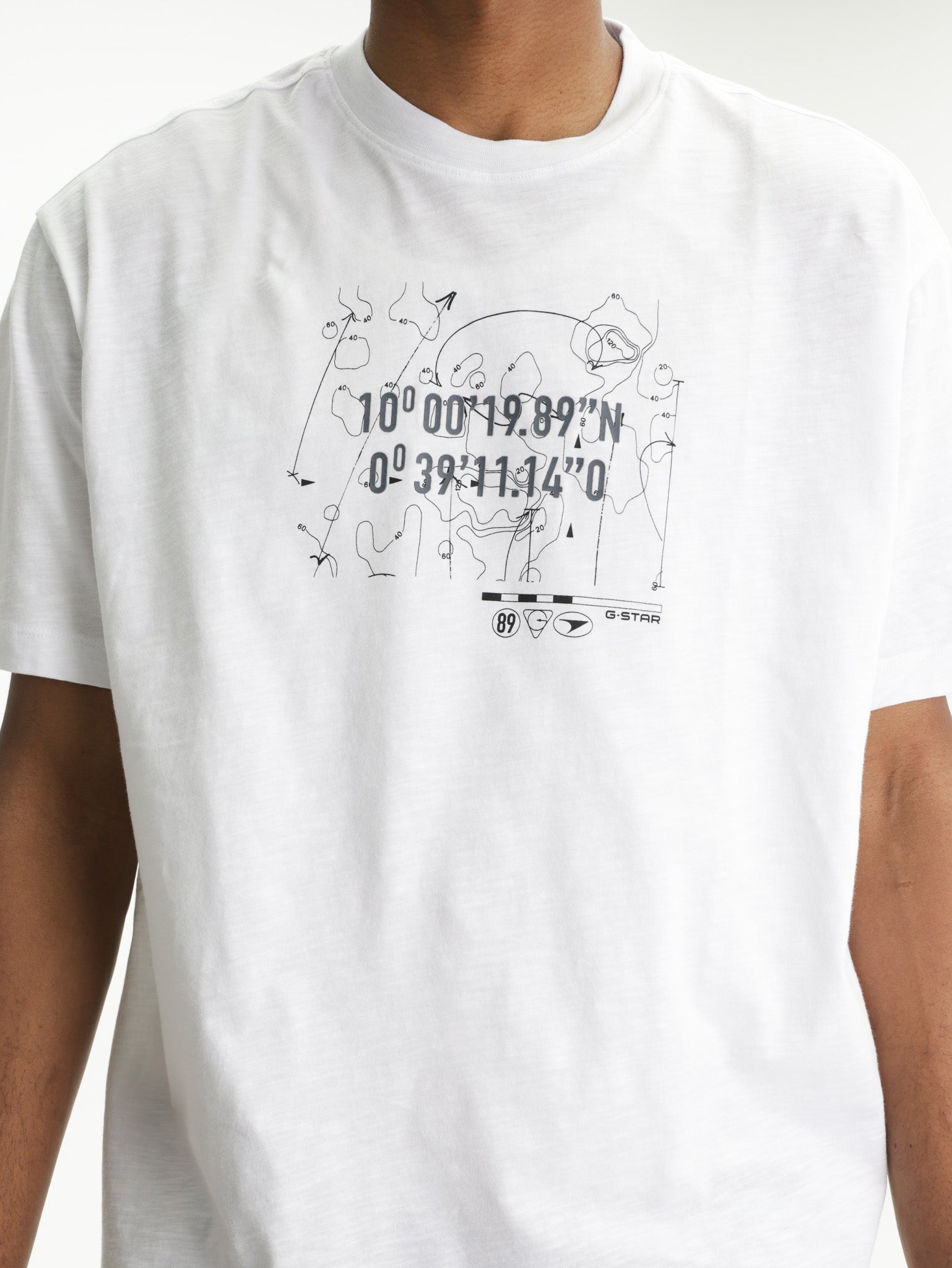 G-Star T-Shirt Coord Gr Relaxed White