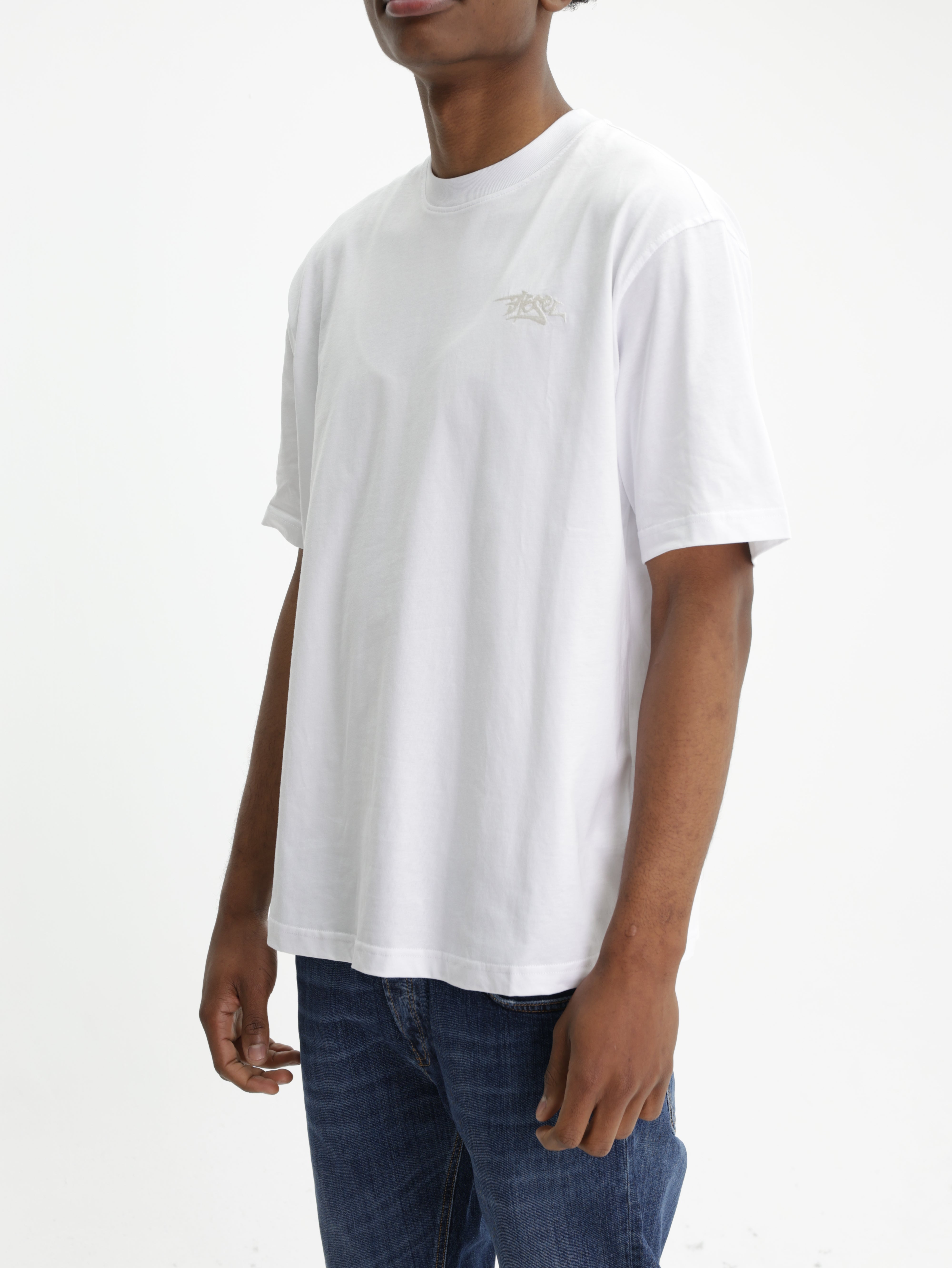 DIESEL T-SHIRT M-T BOGGY V5 RELAXED WHITE