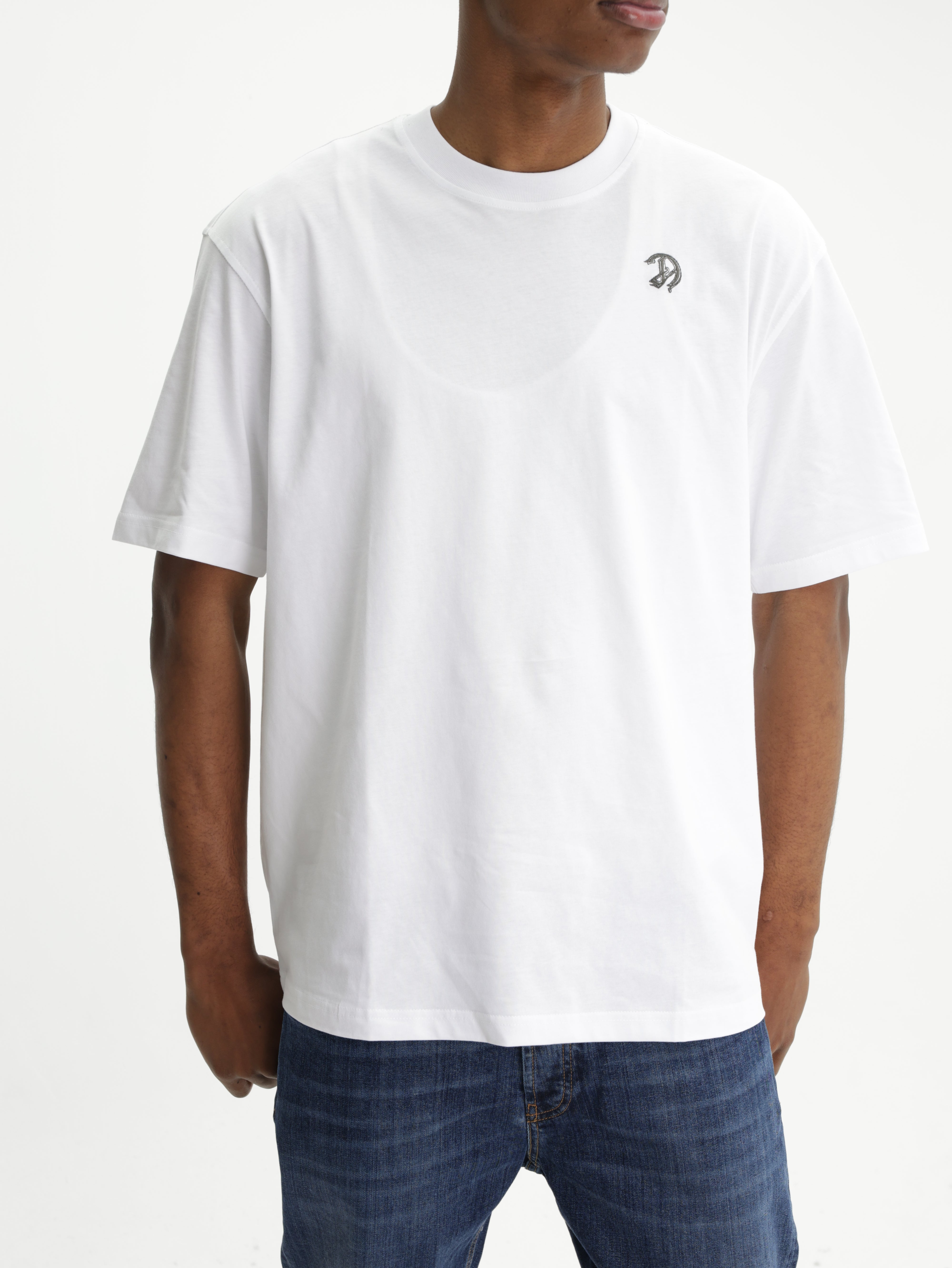 DIESEL T-SHIRT M-T BOGGY V2 RELAXED WHITE
