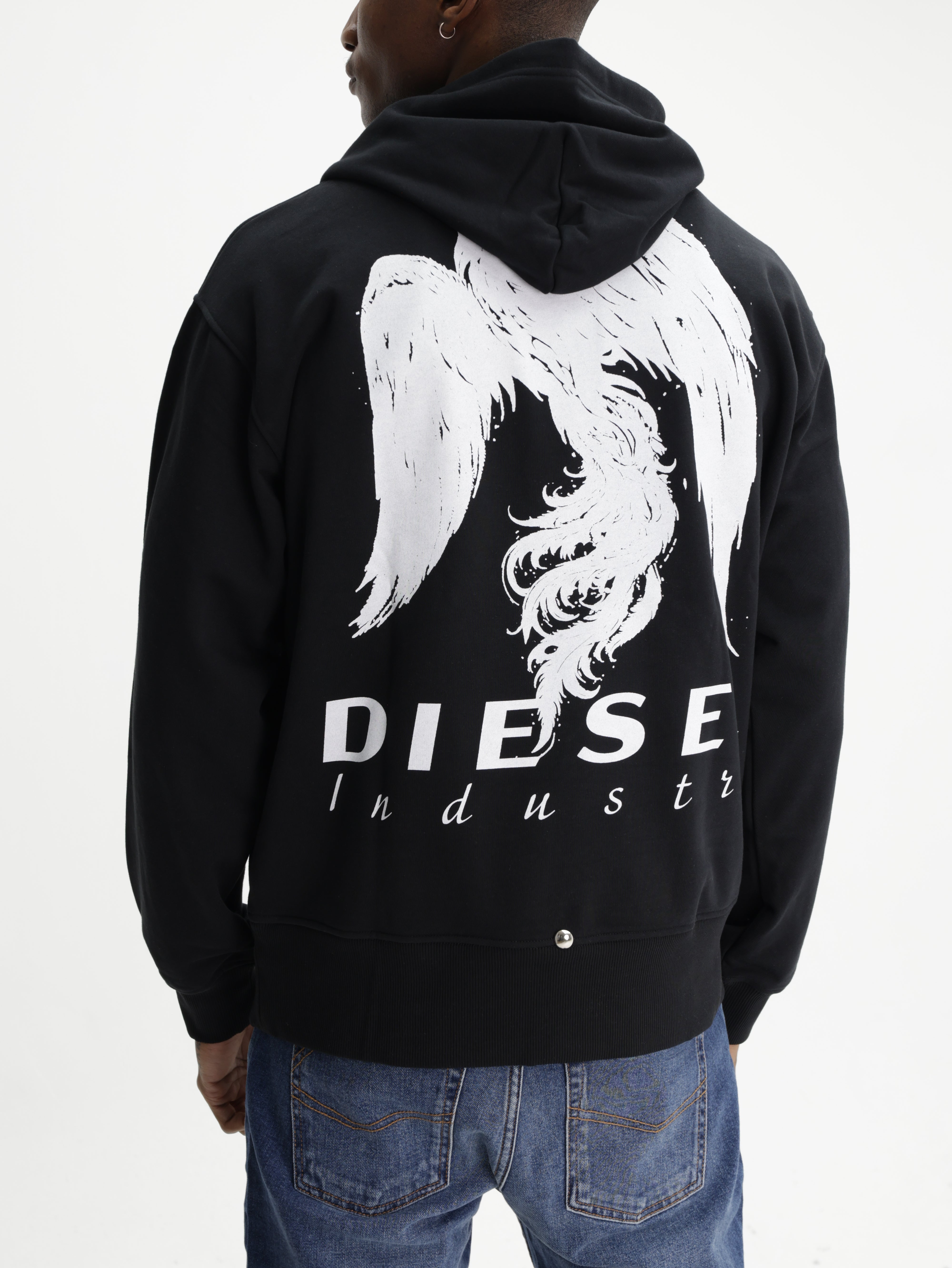 Diesel Hoodie M-S-Macs V3 Black