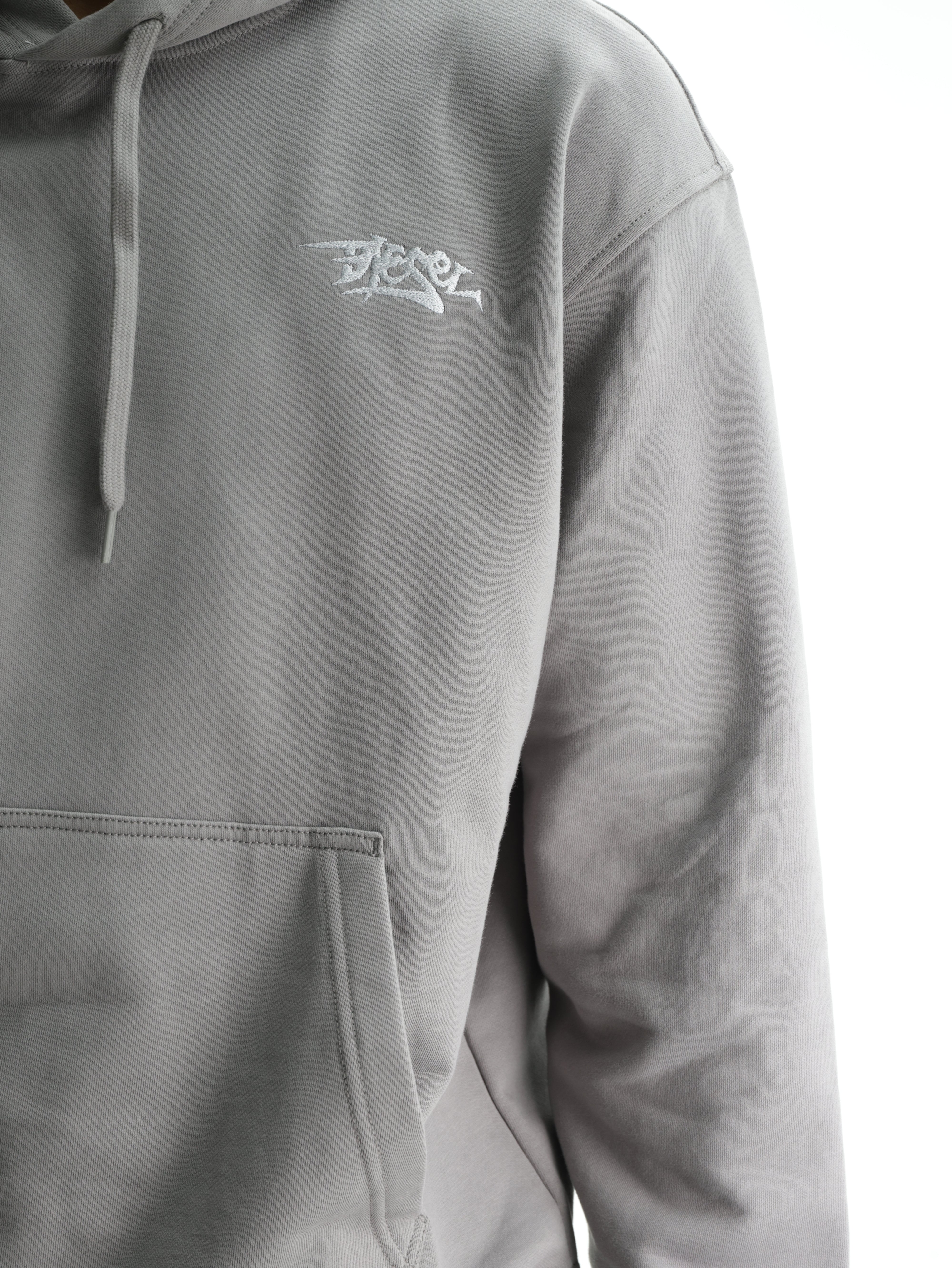 DIESEL HOODIE M-S-MACS V2 GREY