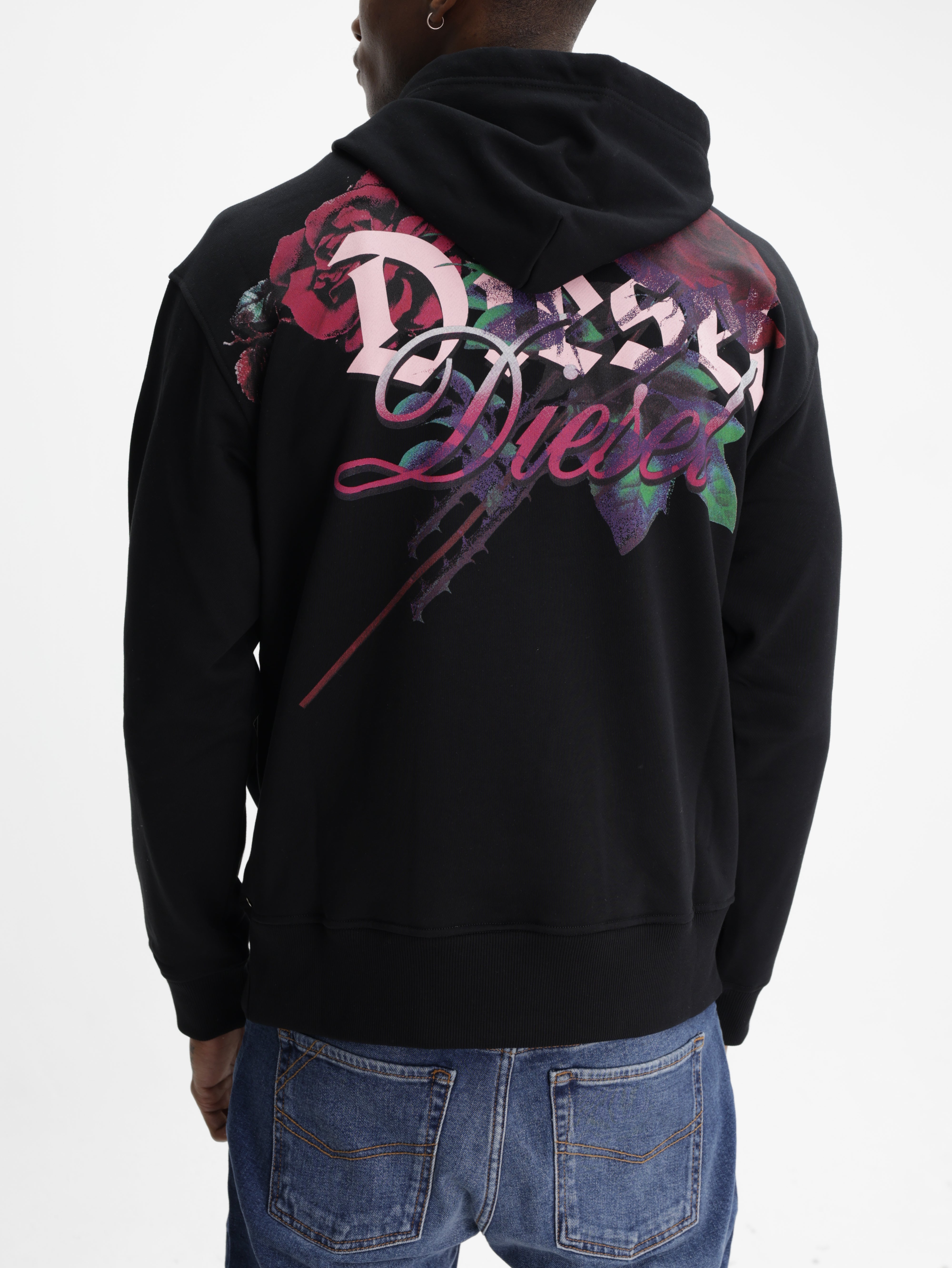 Diesel Hoodie M-S-Macs V1 Black