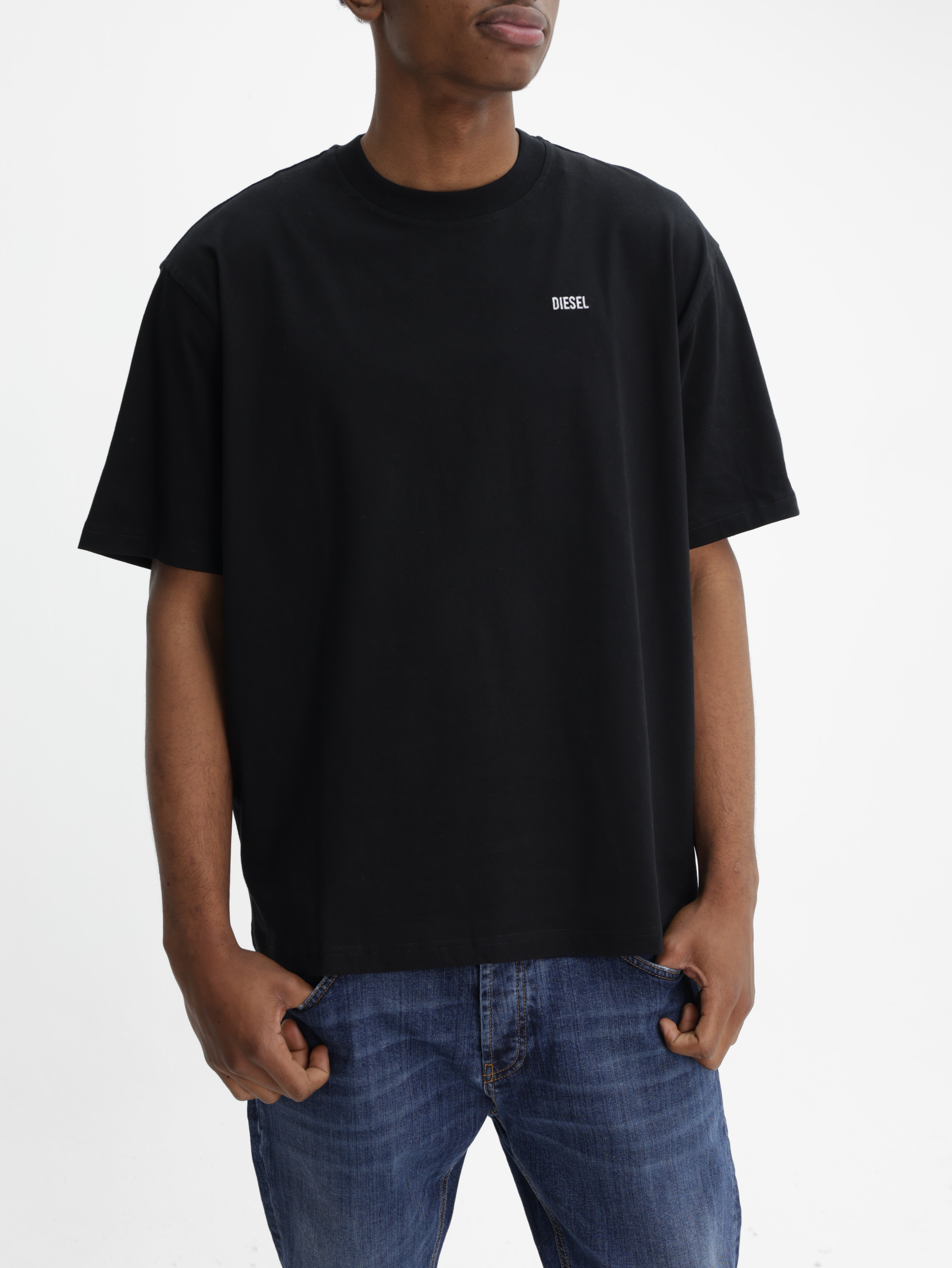 DIESEL T-SHIRT M-T BOGGY V3 RELAXED BLACK