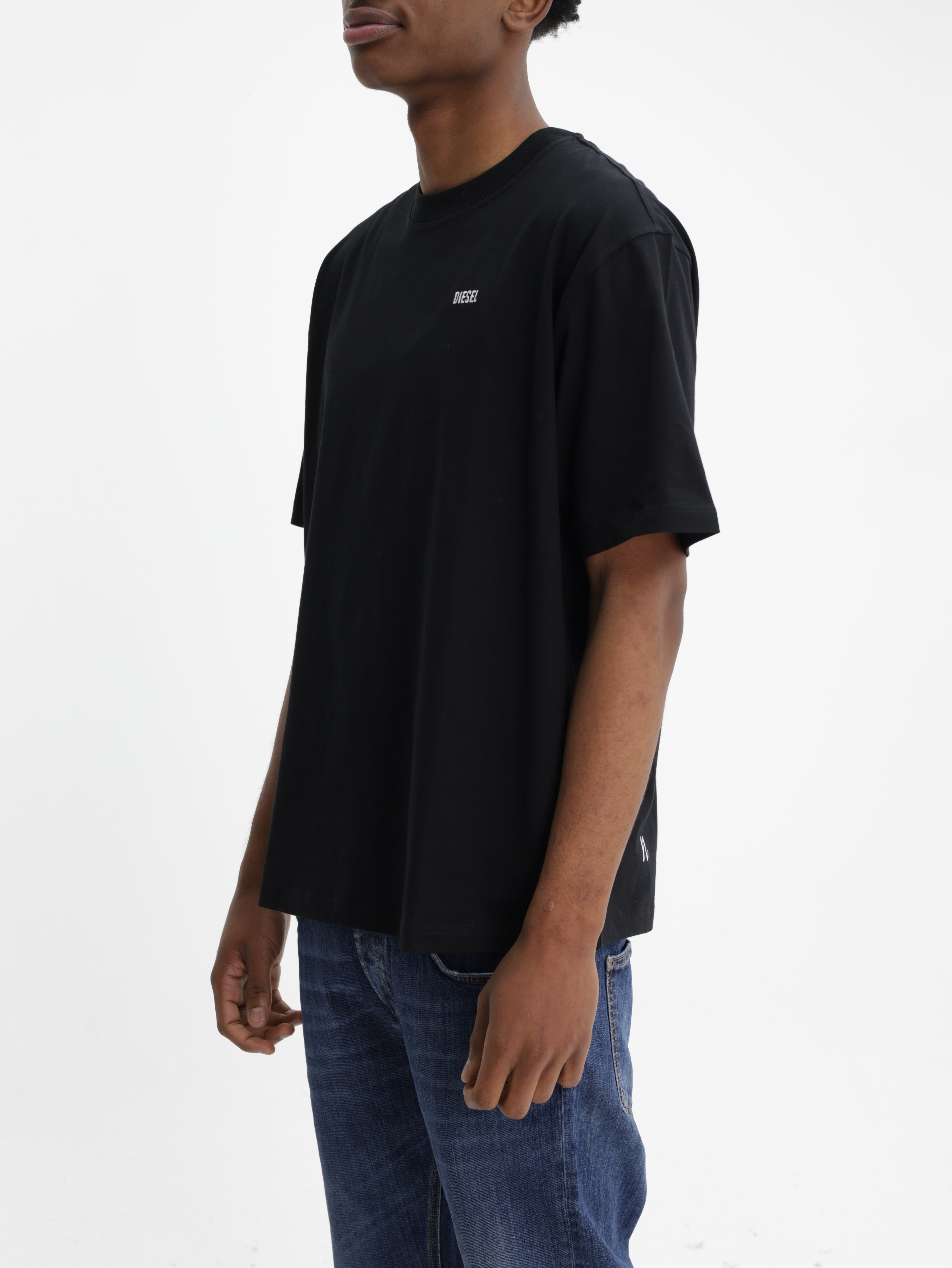 DIESEL T-SHIRT M-T BOGGY V3 RELAXED BLACK