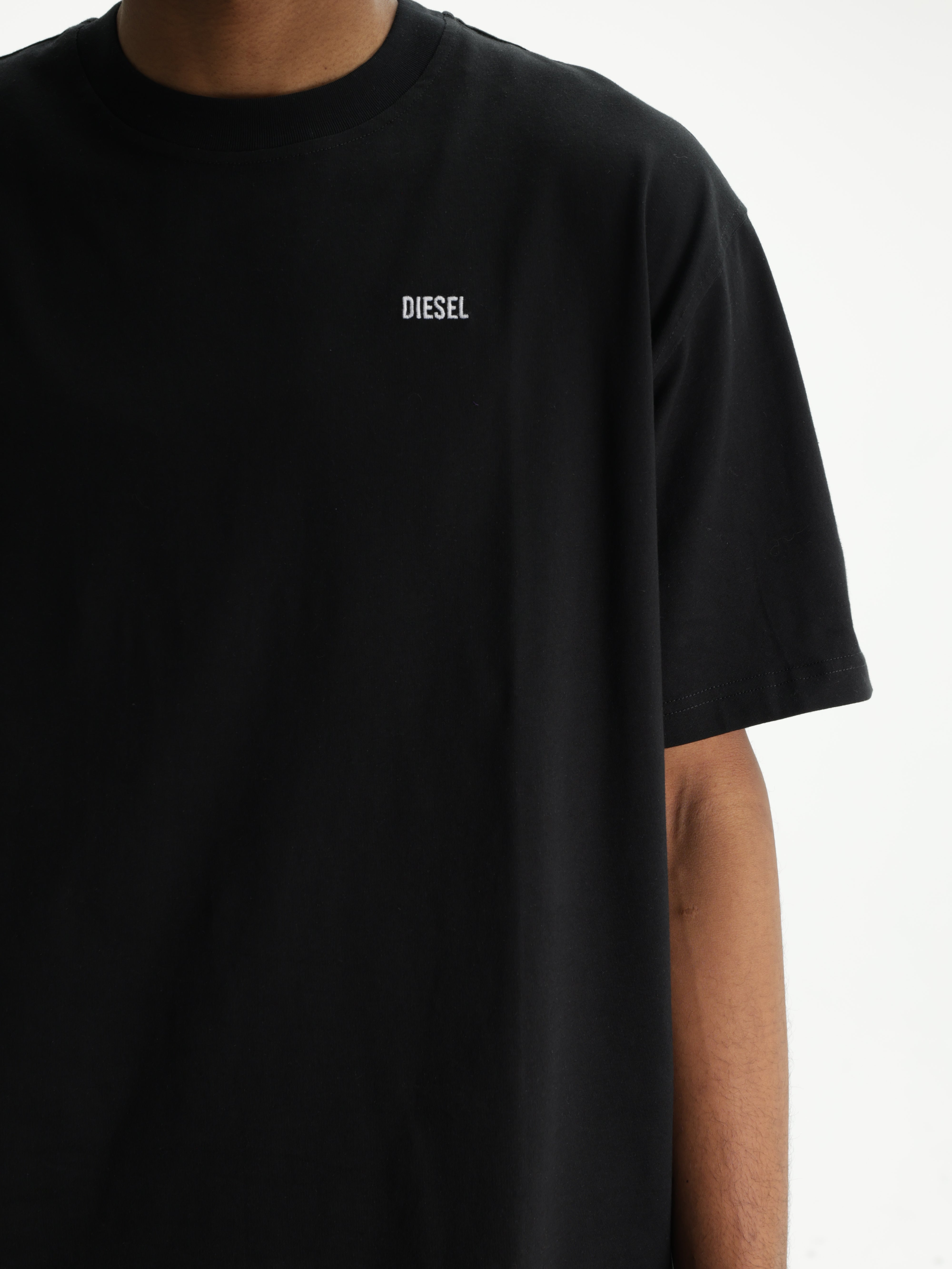 DIESEL T-SHIRT M-T BOGGY V3 RELAXED BLACK