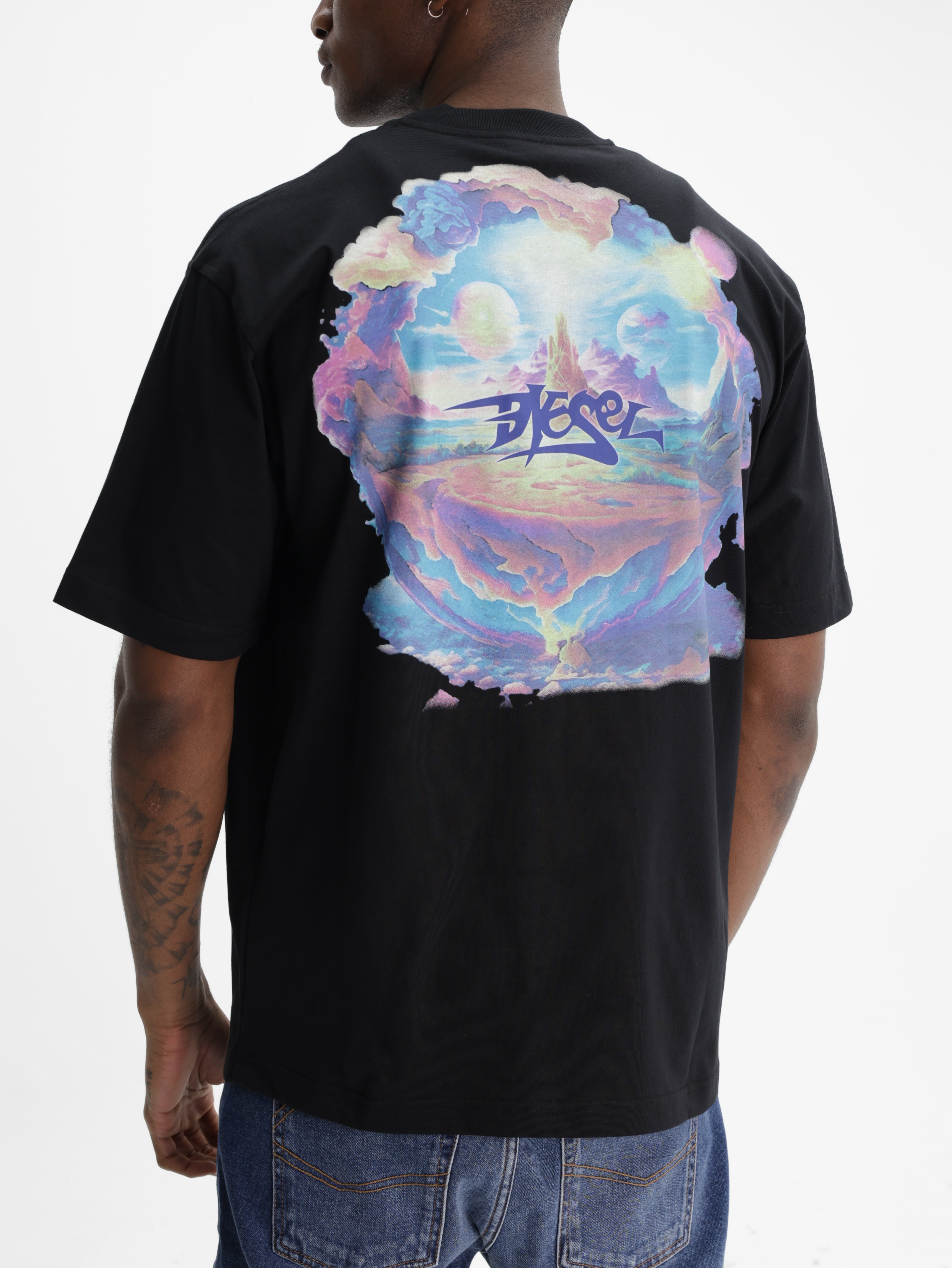 Diesel T-Shirt M-T Boggy V5 Relaxed Black