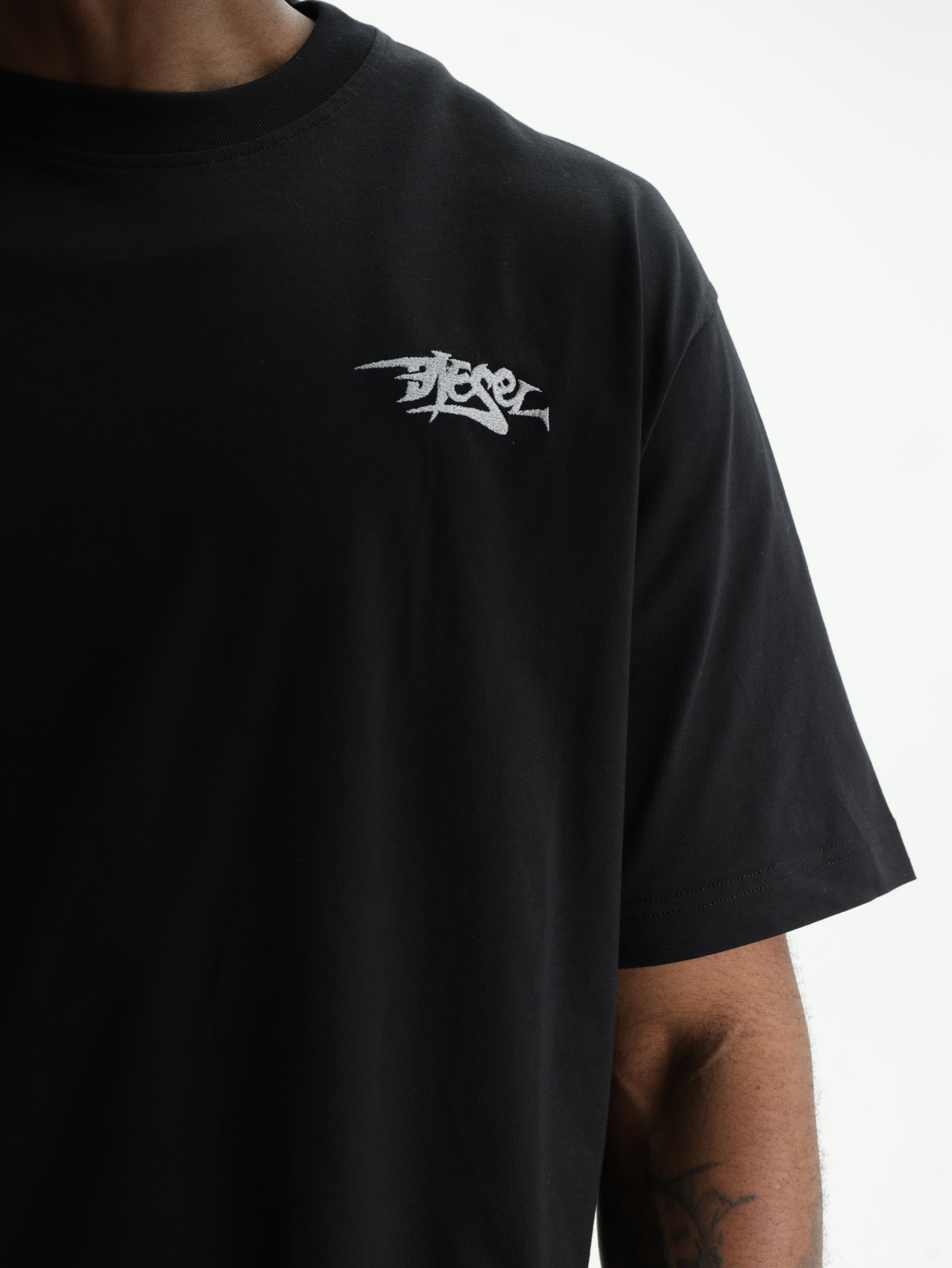 Diesel T-Shirt M-T Boggy V5 Relaxed Black