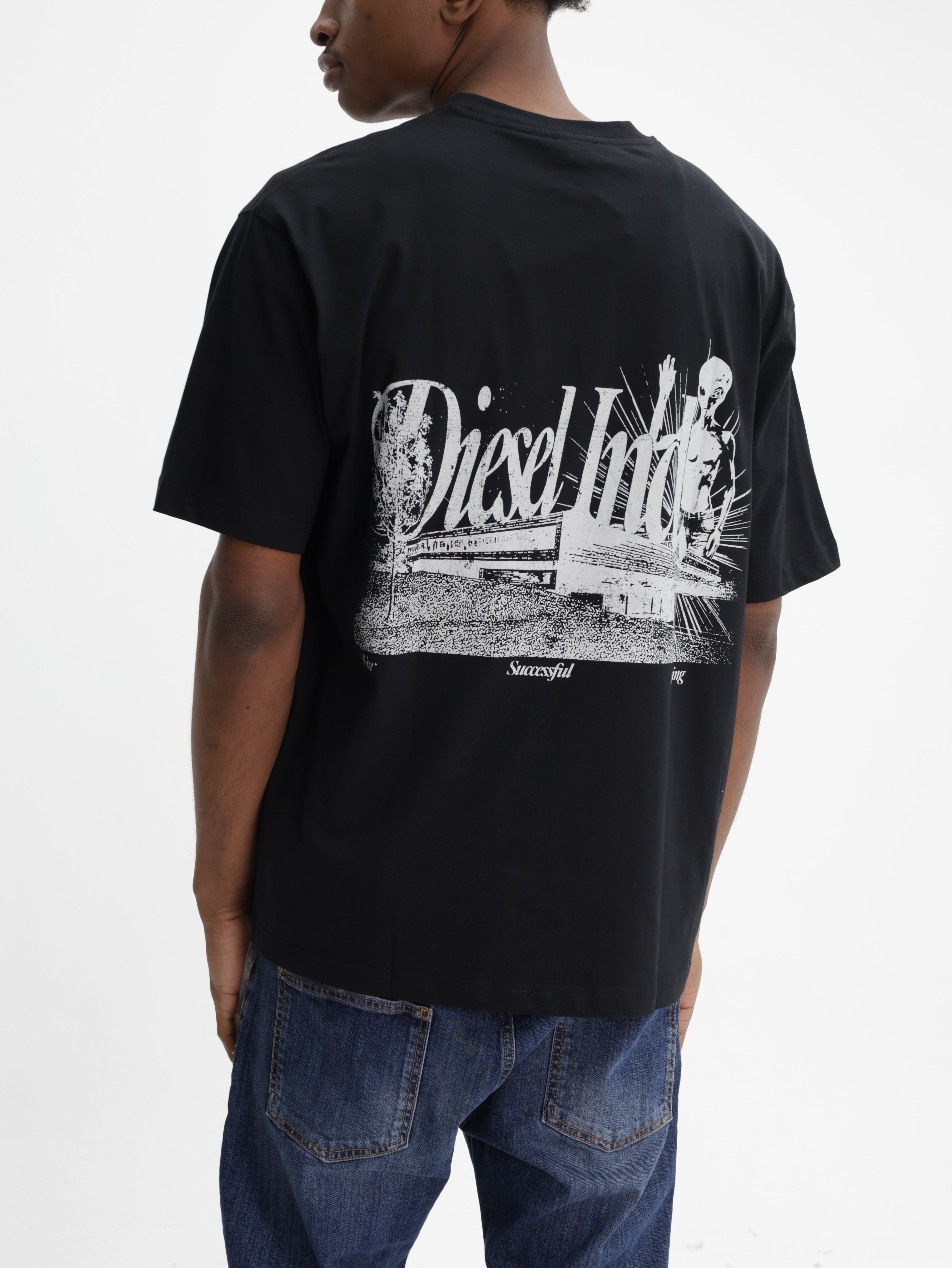 Diesel T-Shirt M-T Boggy V2 Relaxed Black