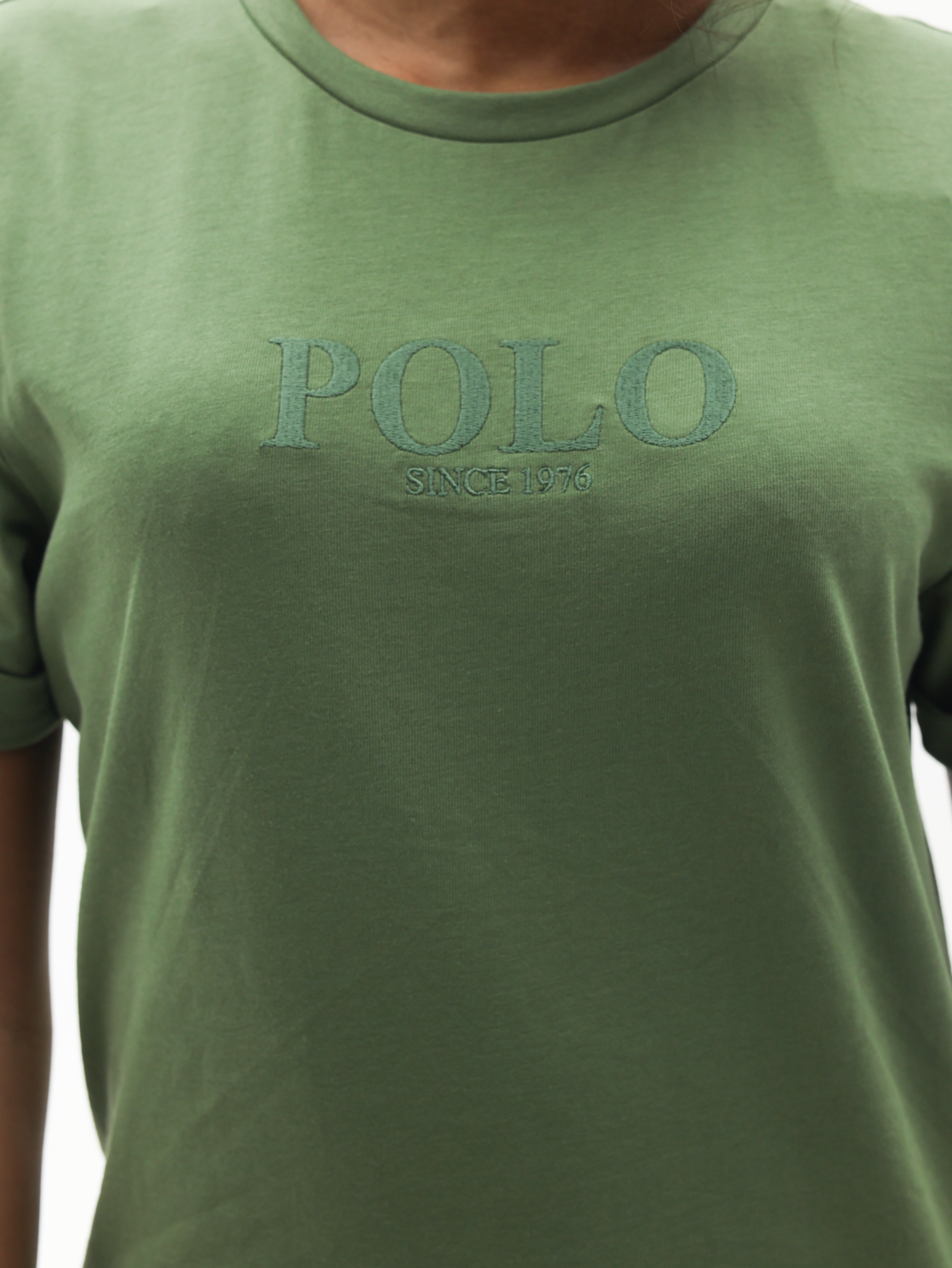 Polo Ladies T-shirt Dress Olive