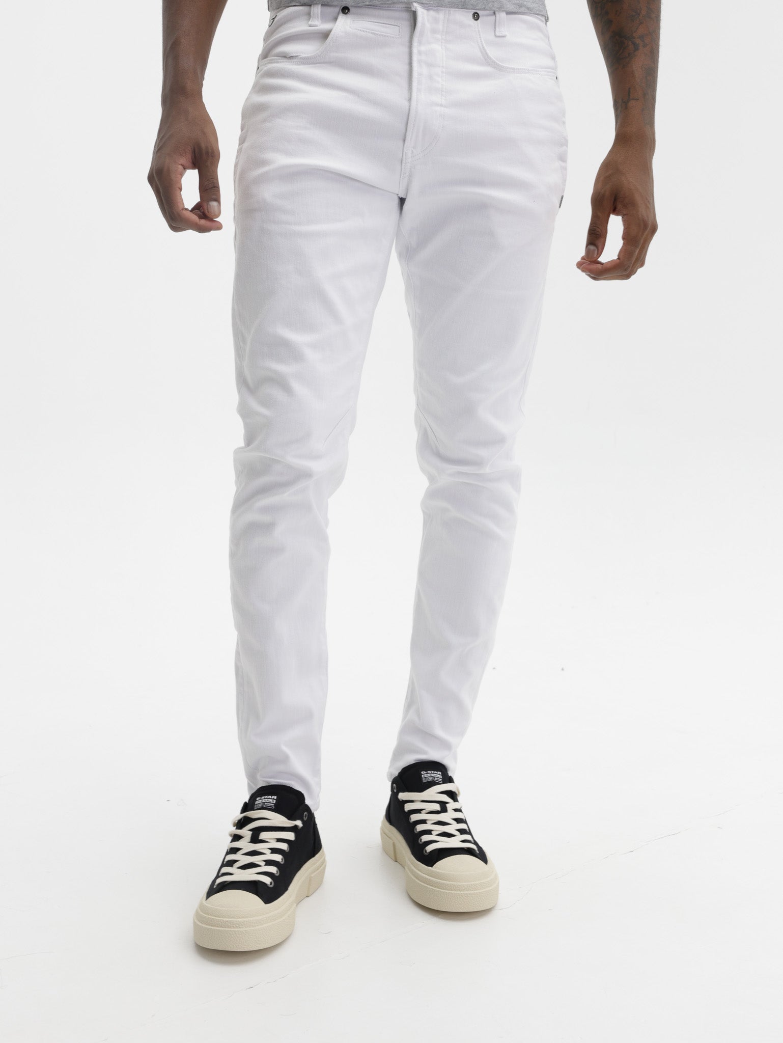 G-STAR JEANS D-STAQ 3D SLIM WHITE