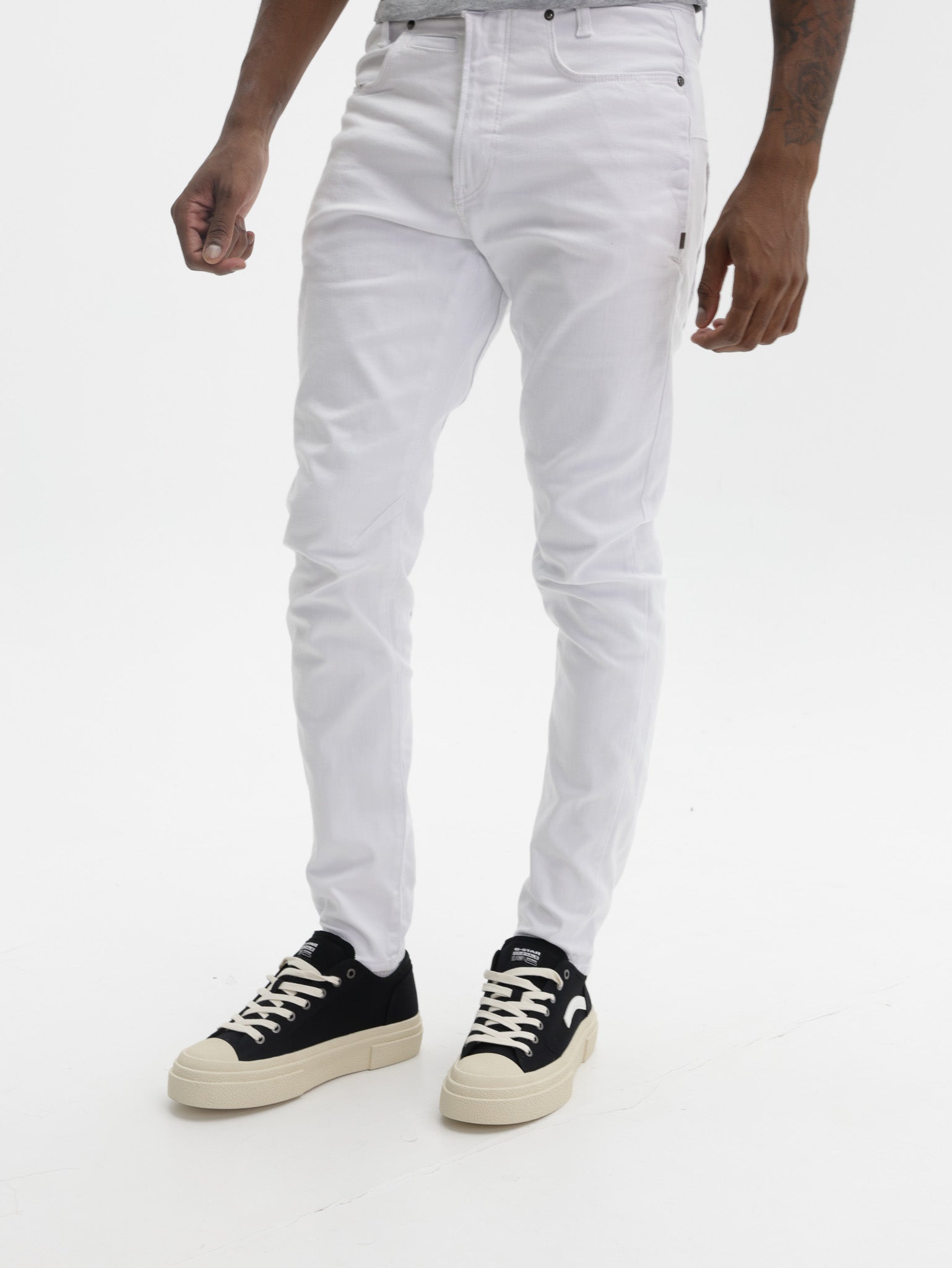 G-STAR JEANS D-STAQ 3D SLIM WHITE