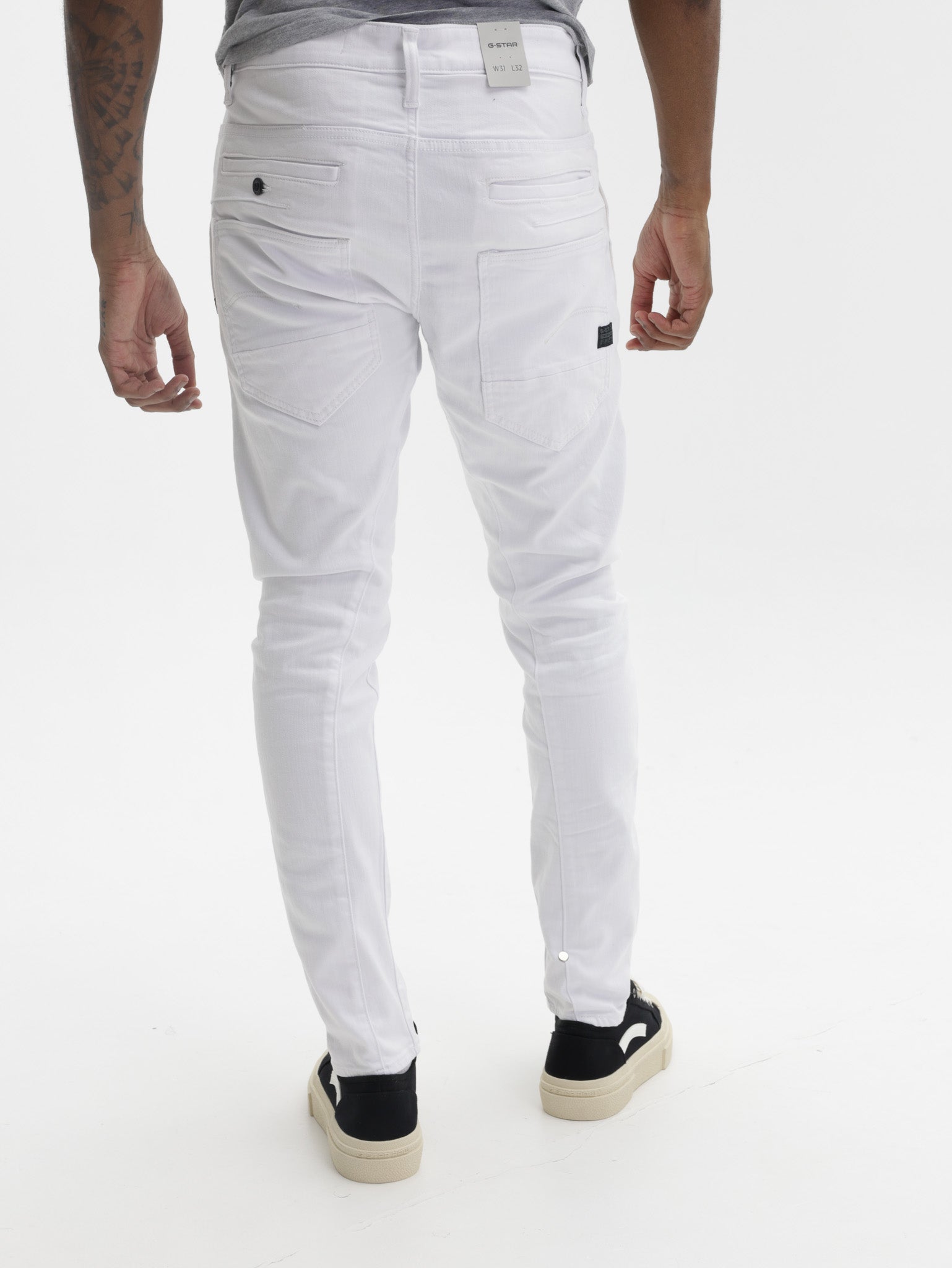 G-STAR JEANS D-STAQ 3D SLIM WHITE