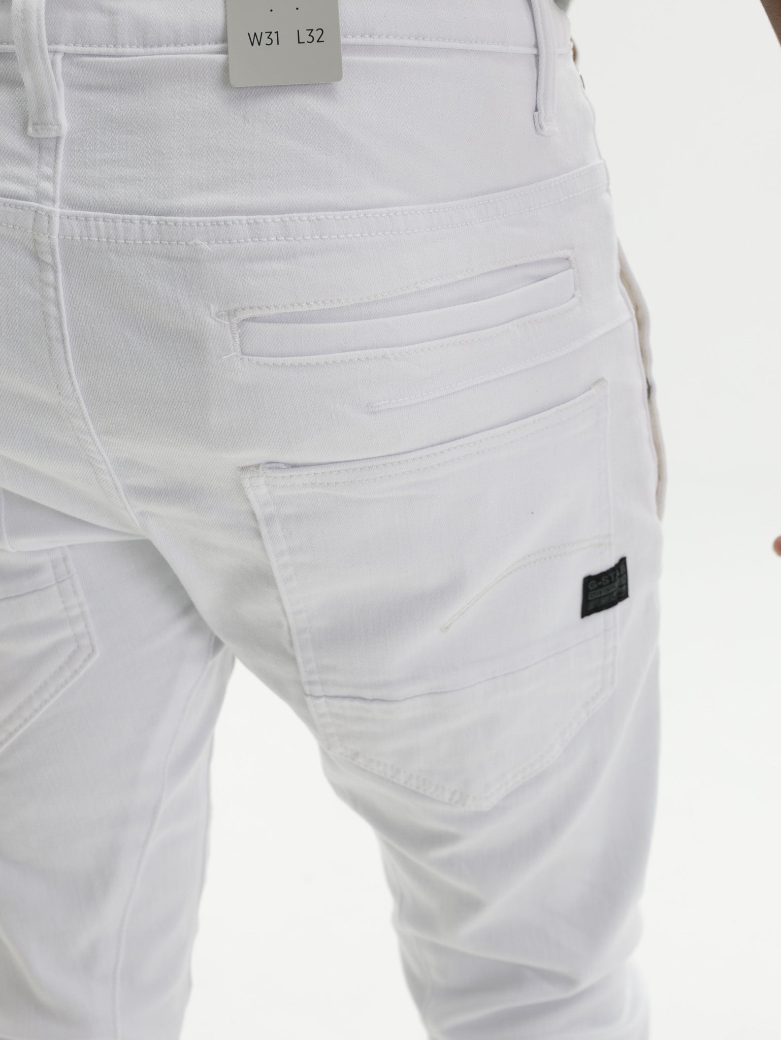 G-STAR JEANS D-STAQ 3D SLIM WHITE