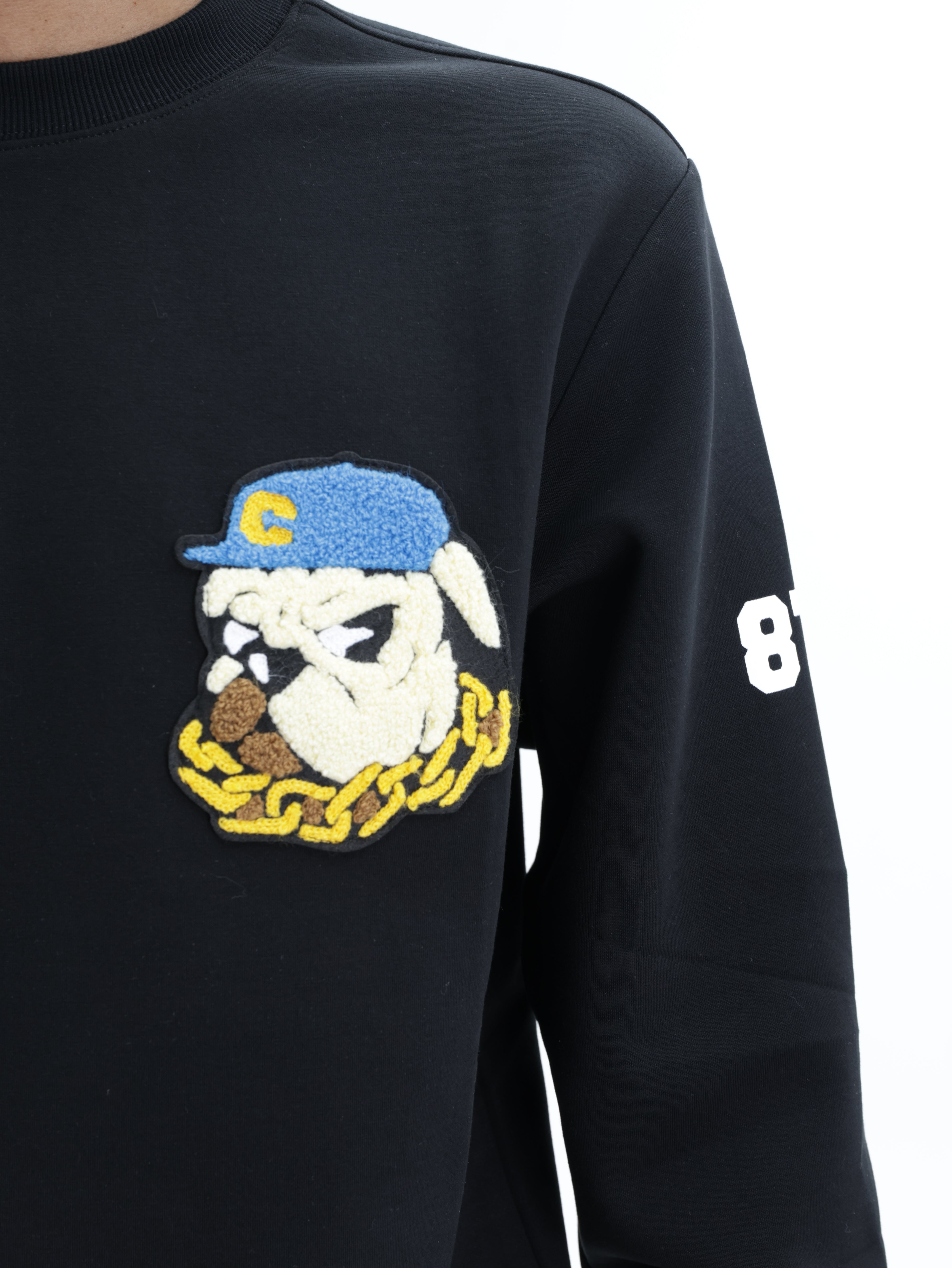 Cutty Sweater Graphic Print Black