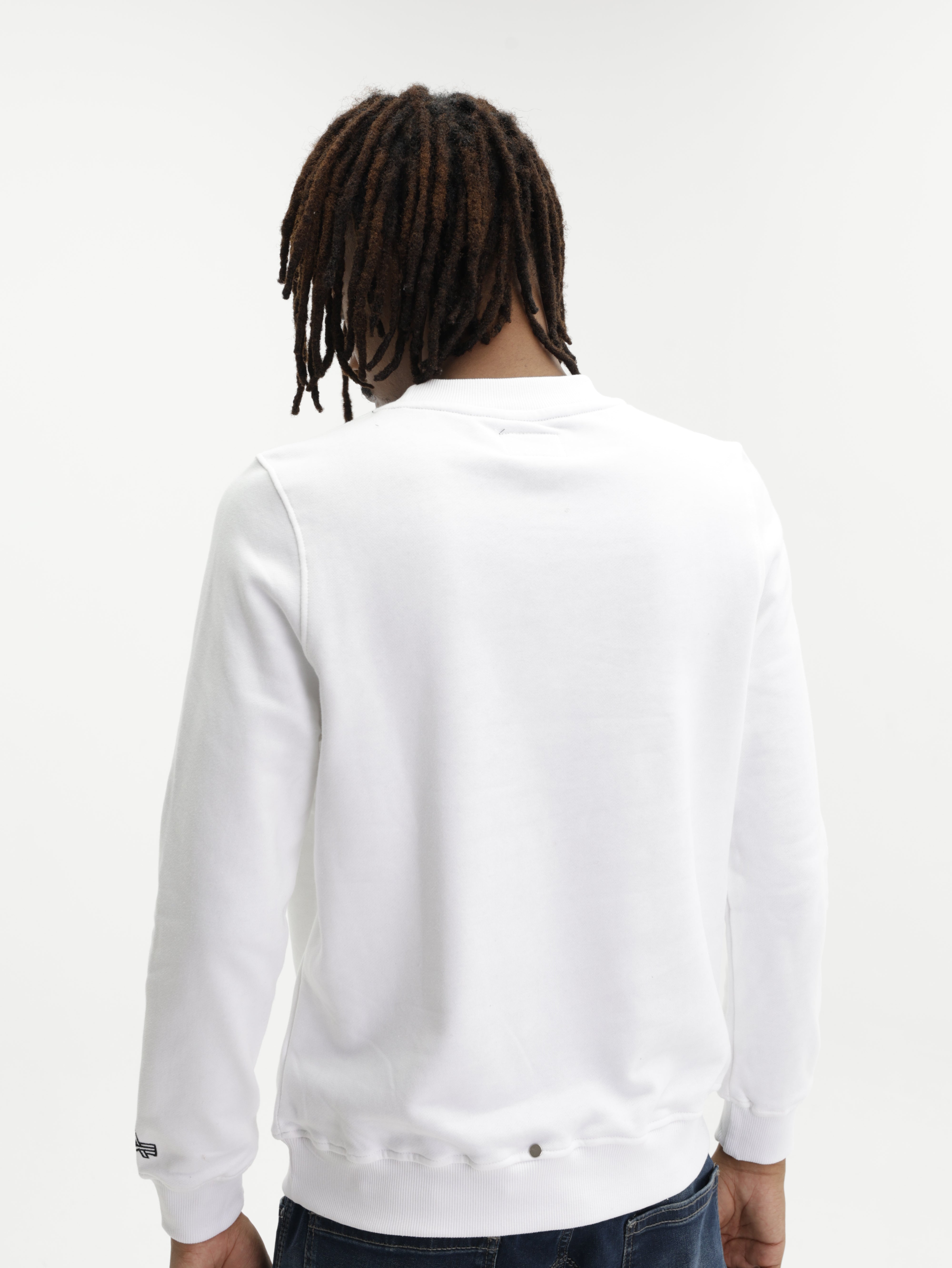 Alpha Sweater Logo White