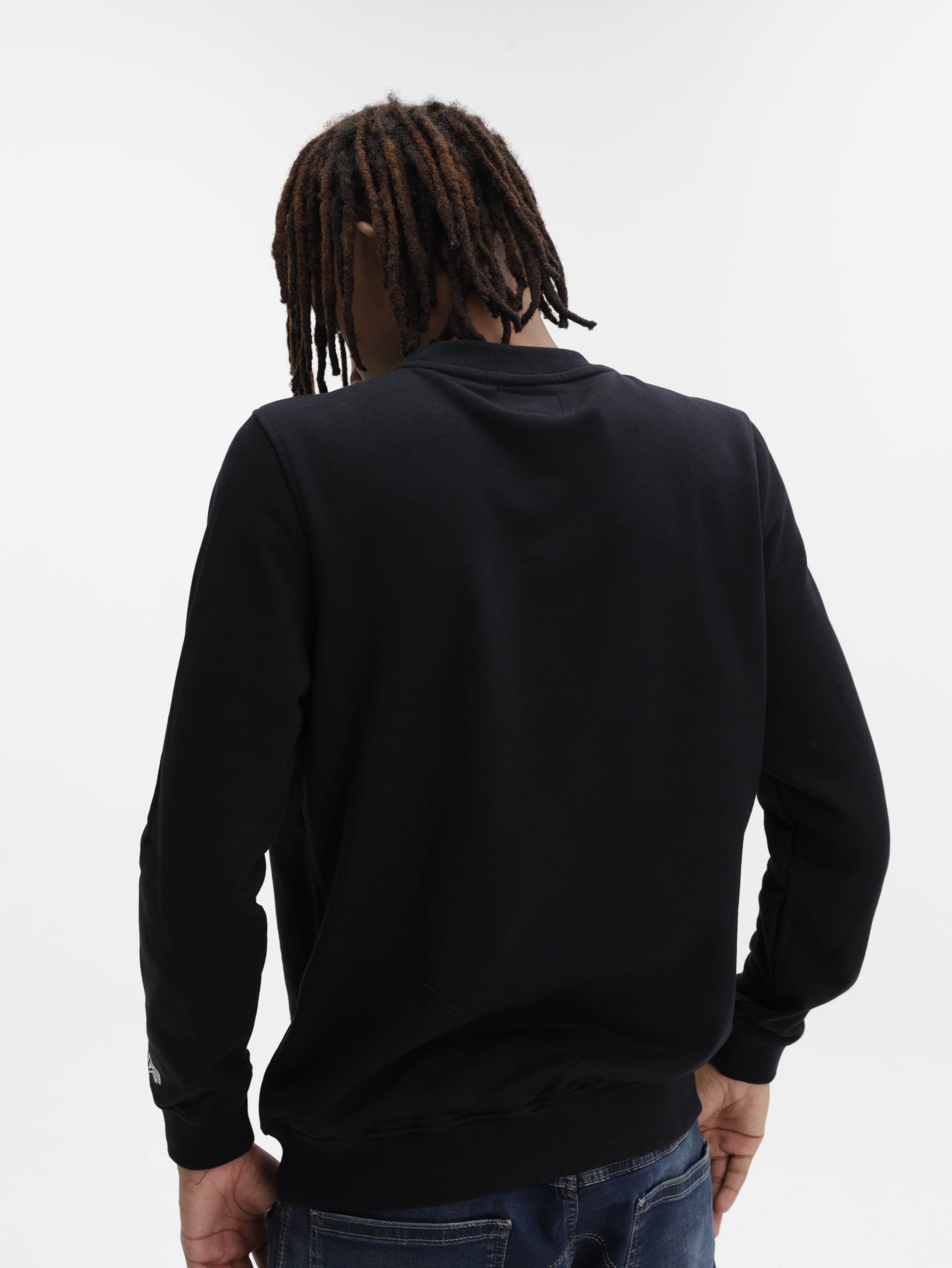 Alpha Sweater Ai Applique Black