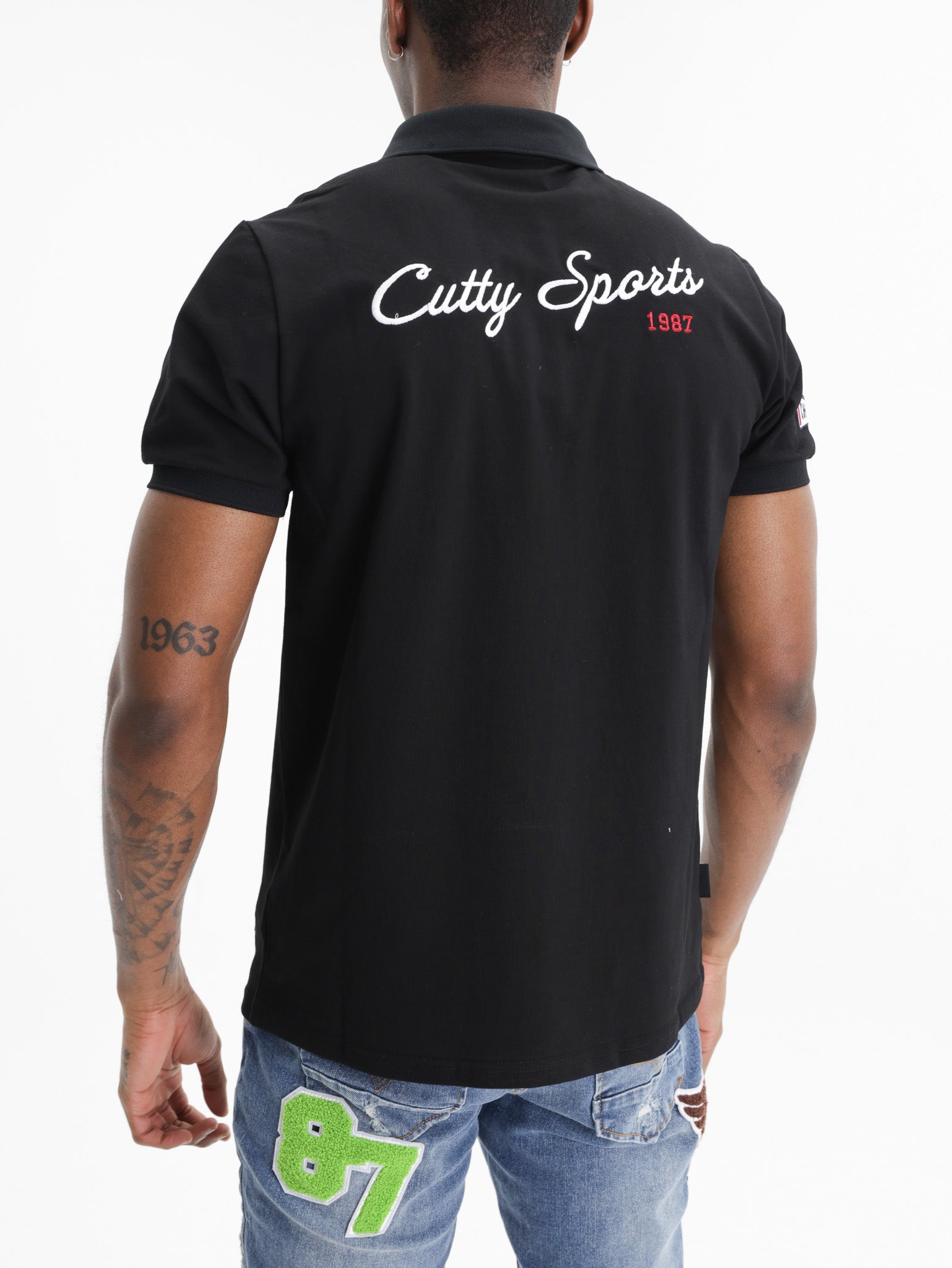 Cutty Golfer C87 Logo  Black