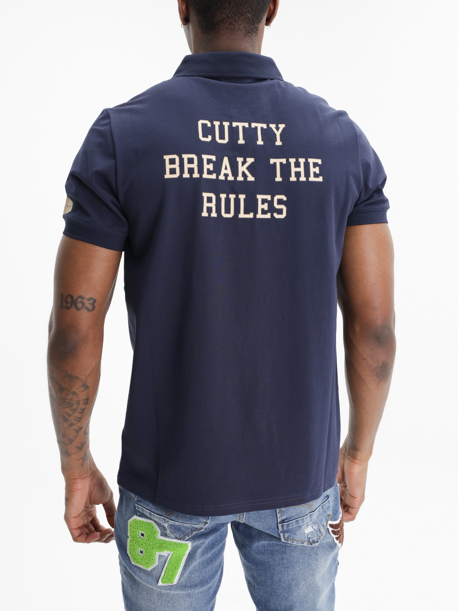 Cutty Golfer C Logo  Navy