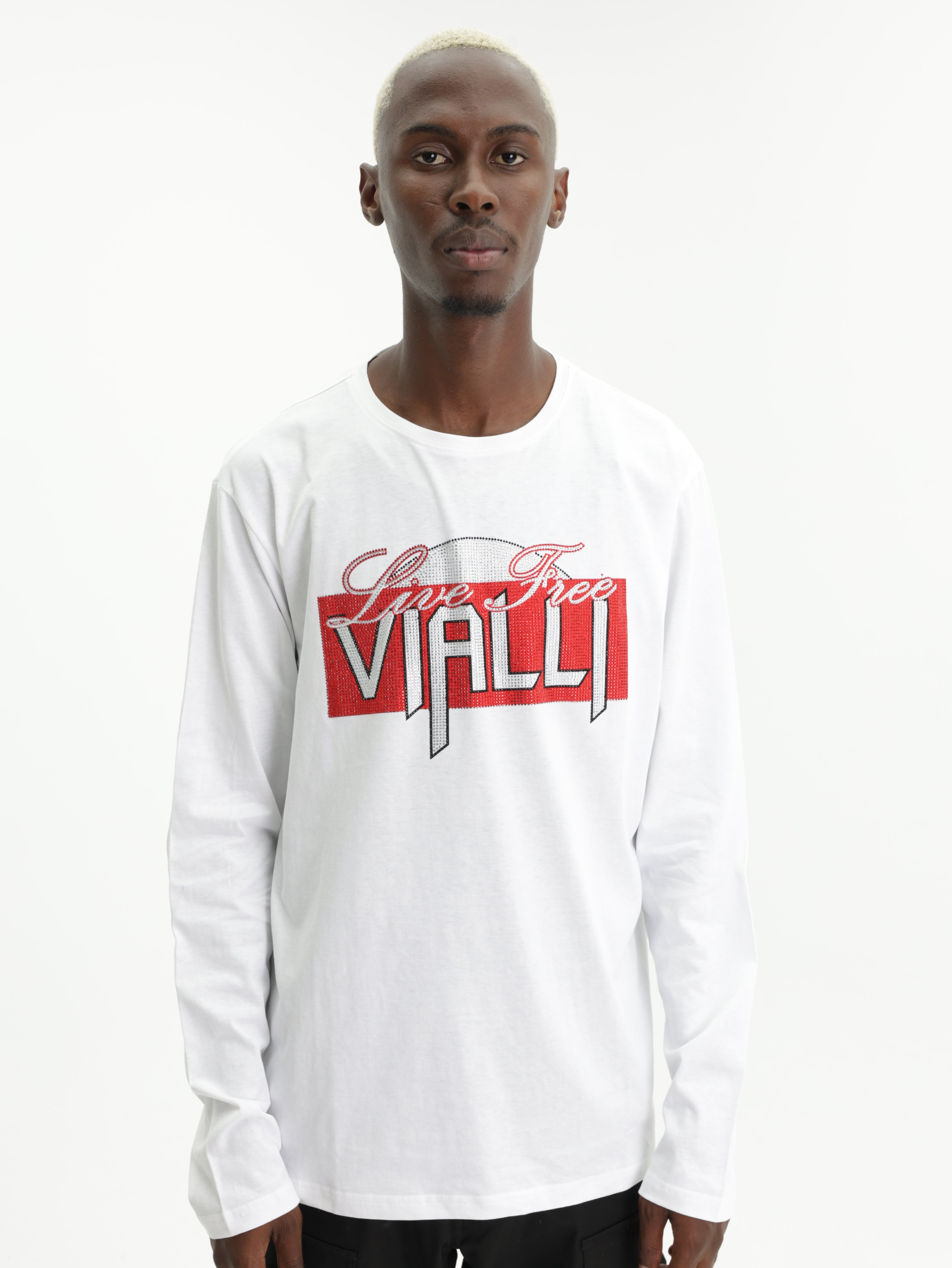Vialli T-Shirt L/S Borra White