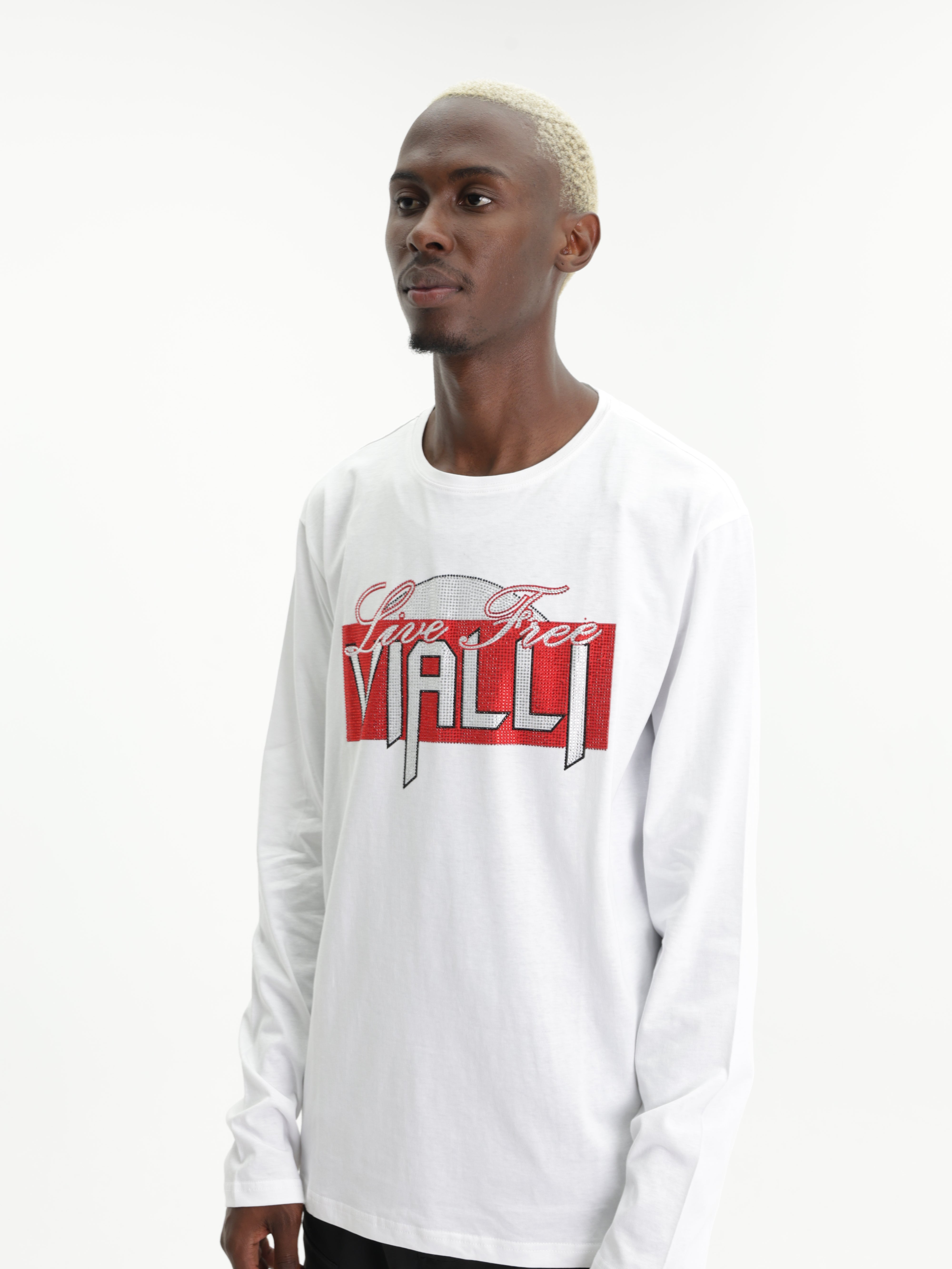 Vialli T-Shirt L/S Borra White