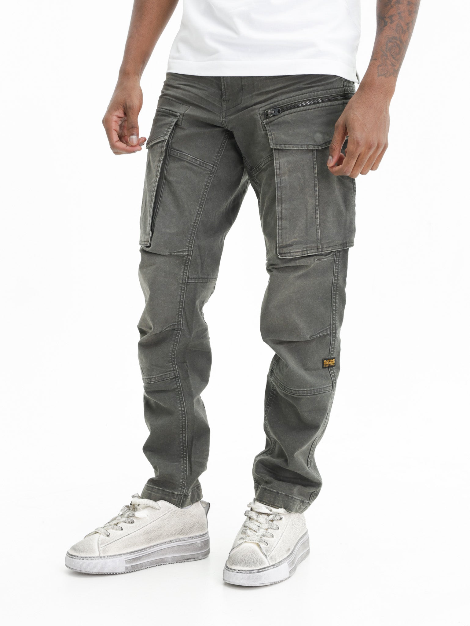 G-Star Cargo Pants Rovic Zip 3D Regular Brown