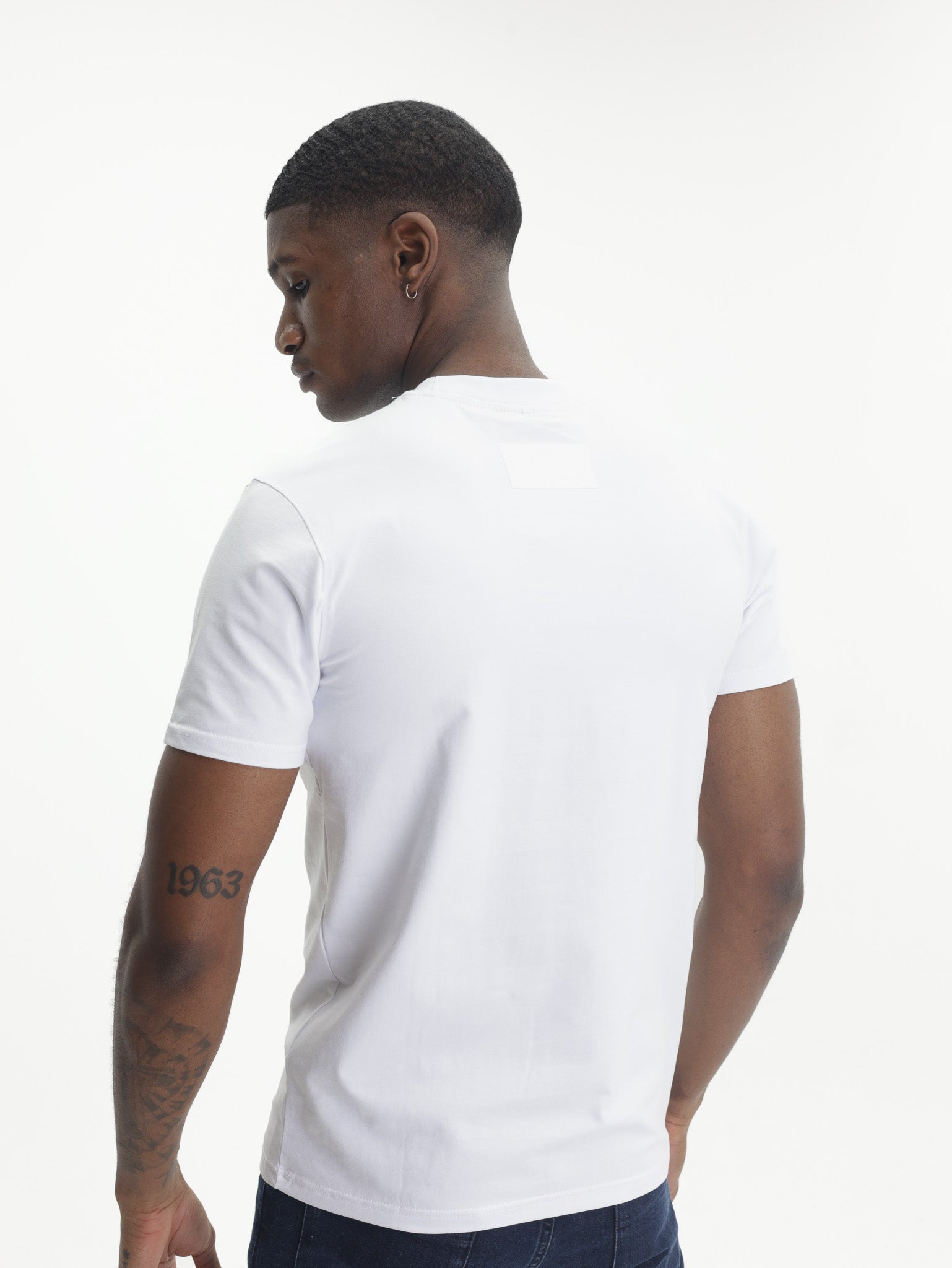 Fade T-Shirt Essential Slim Fit White
