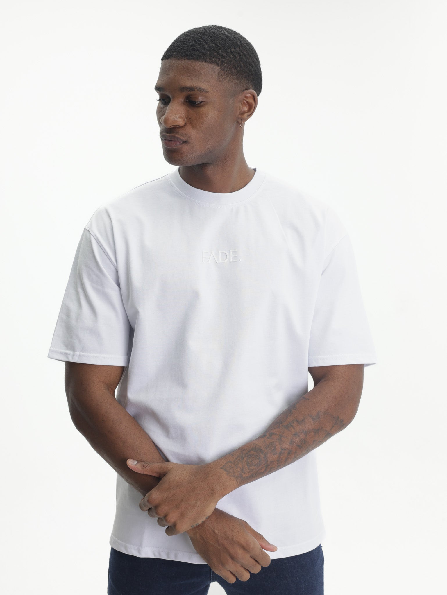 Fade T-Shirt Essential Relaxed Fit White